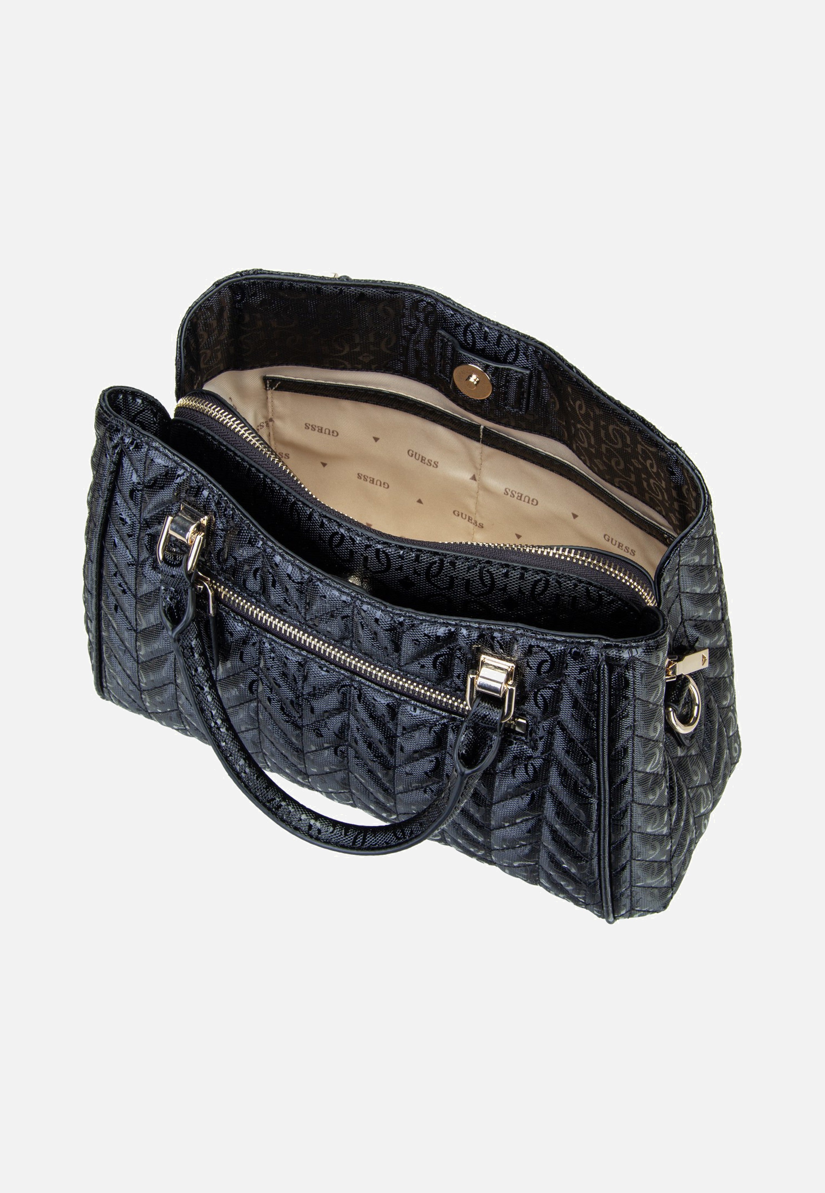 Guess Stacey Girlfriend 41060 Black Satchel