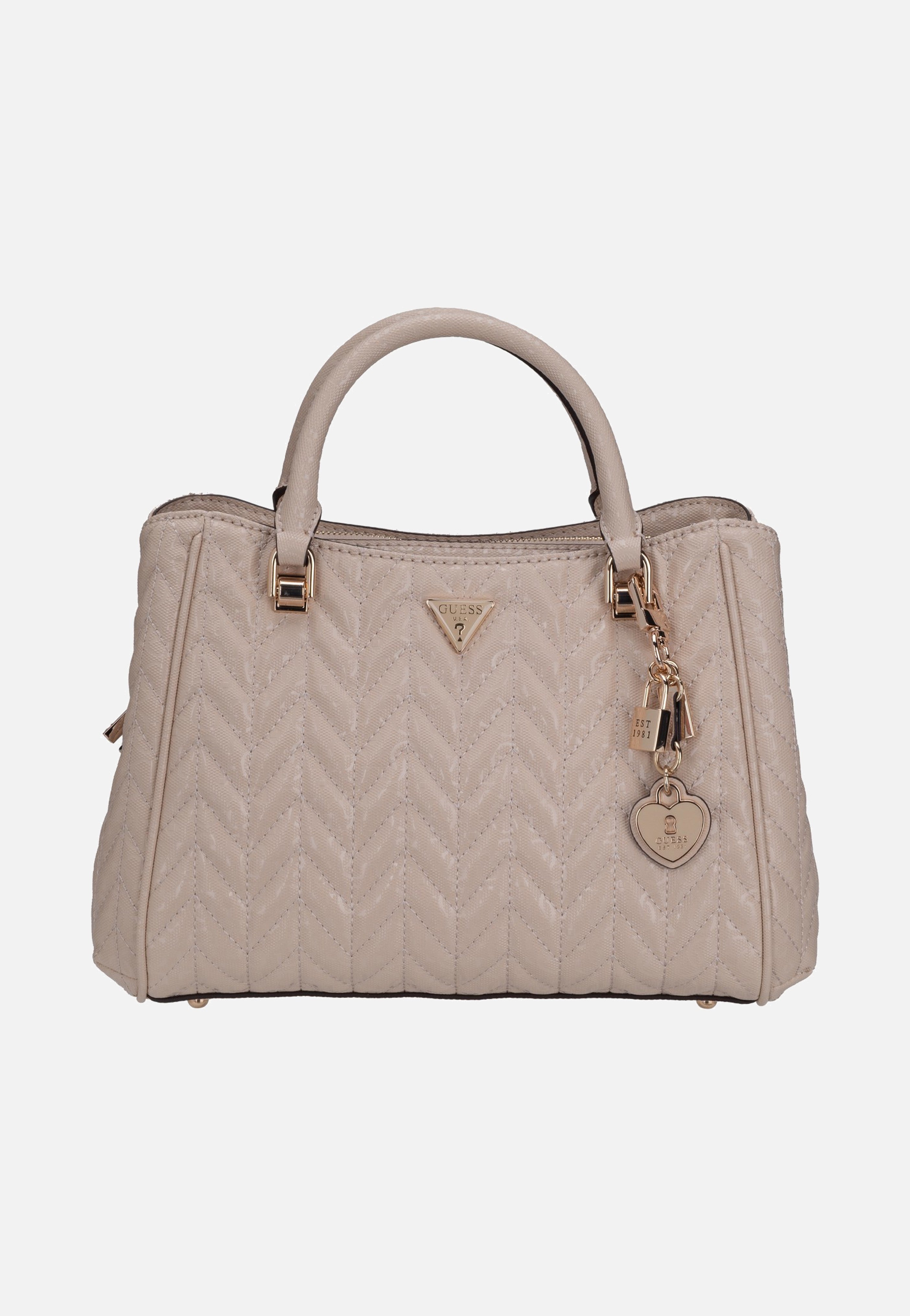 Guess Stacey Girlfriend 41060 Light Beige Satchel
