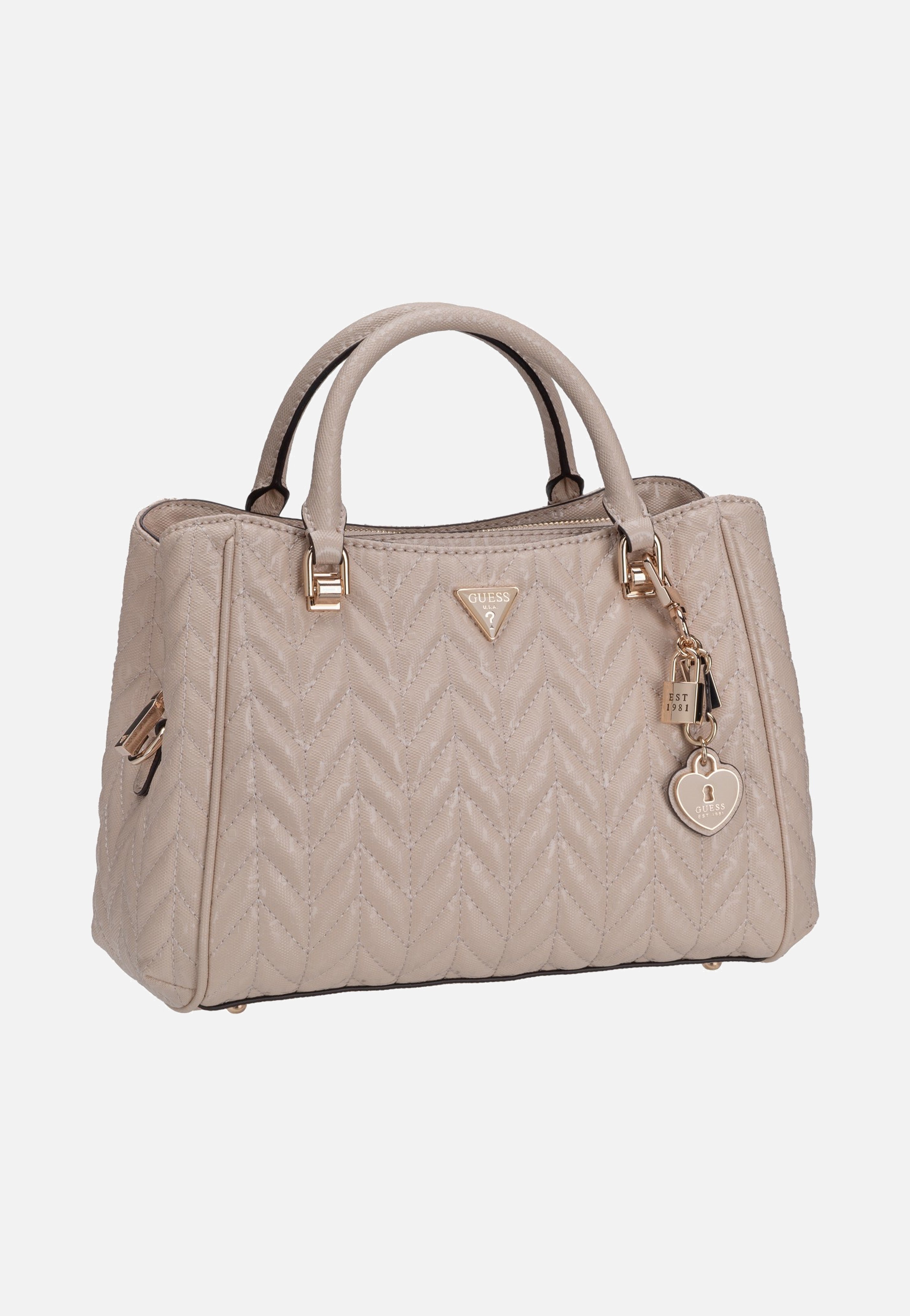 Guess Stacey Girlfriend 41060 Light Beige Satchel