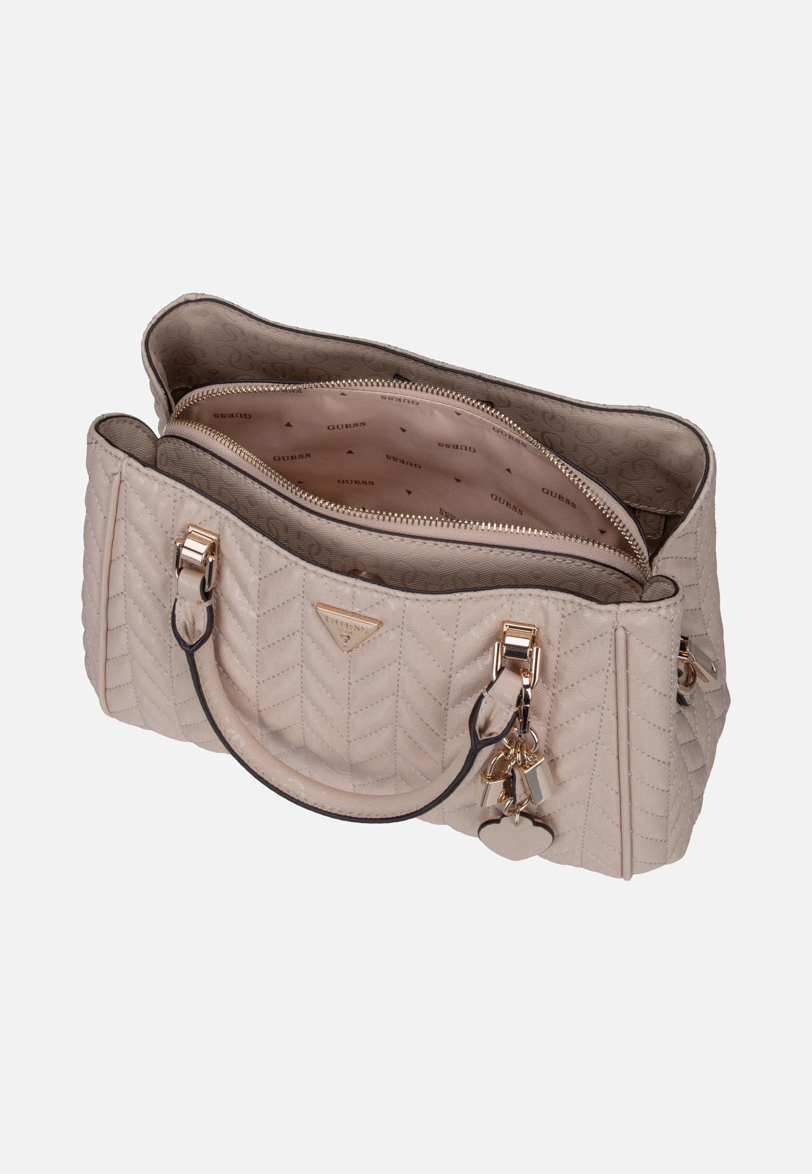 Guess Stacey Girlfriend 41060 Light Beige Satchel