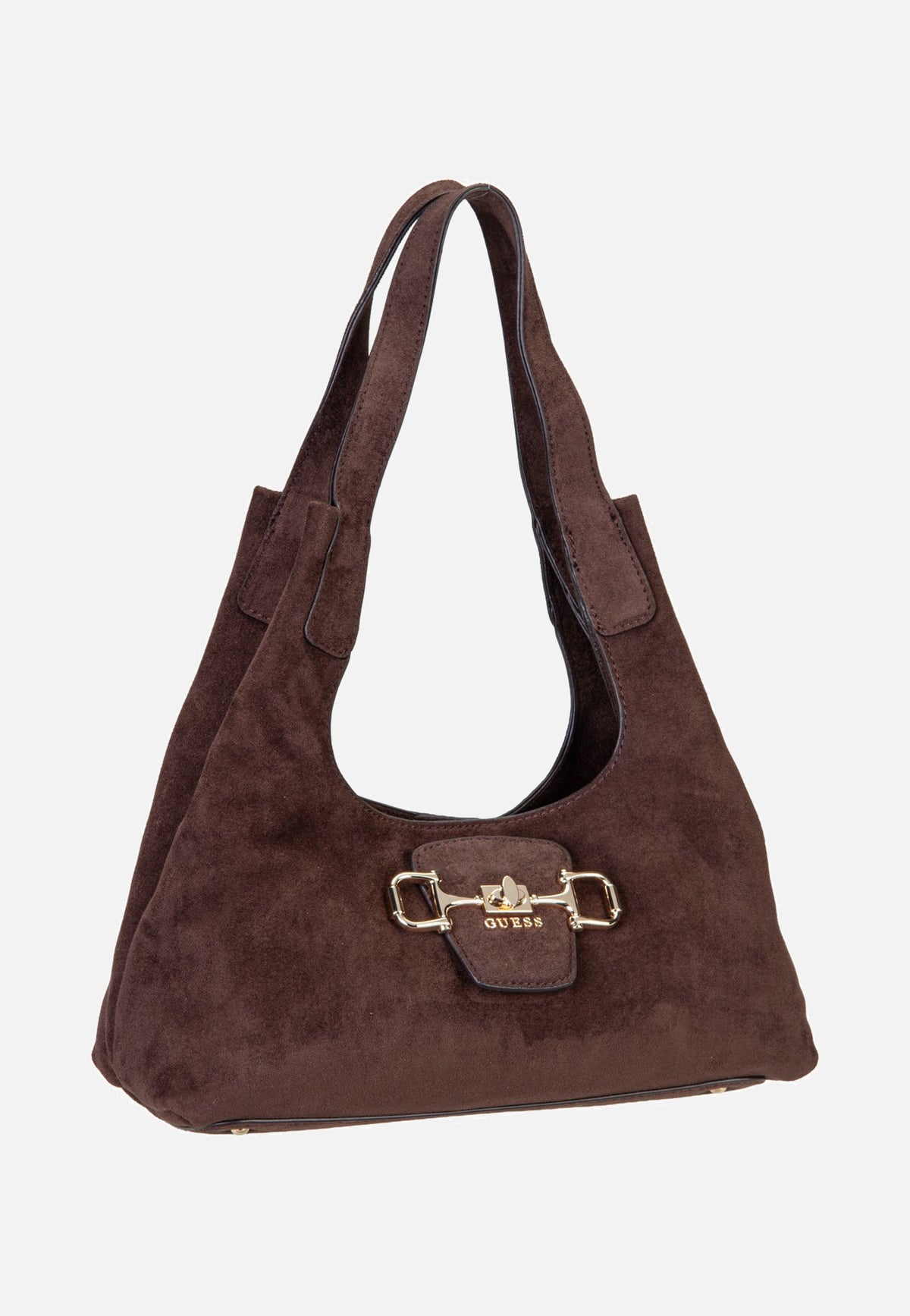 Guess Sunset Small Suede 14010 Espresso Bolso de hombro