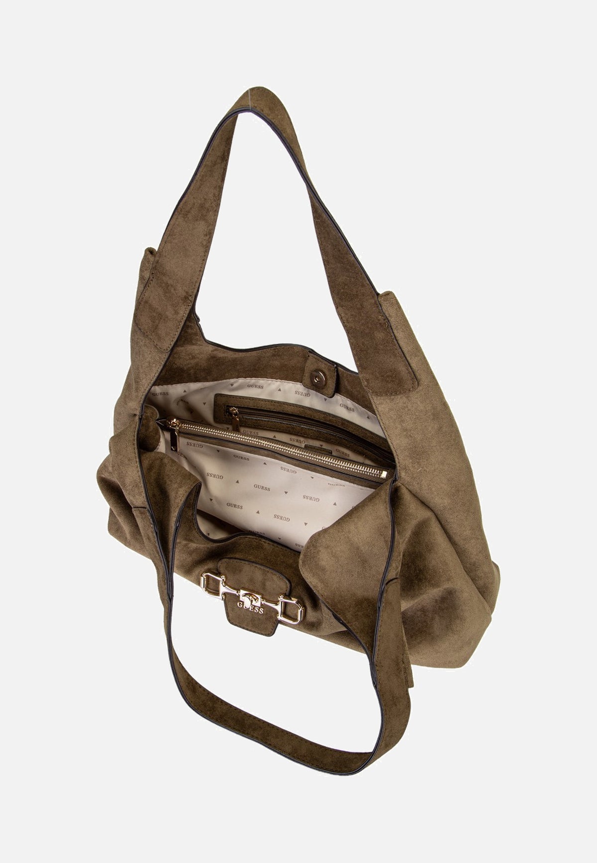 Guess Sunset Suede 14020 Olive Borsa Hobo