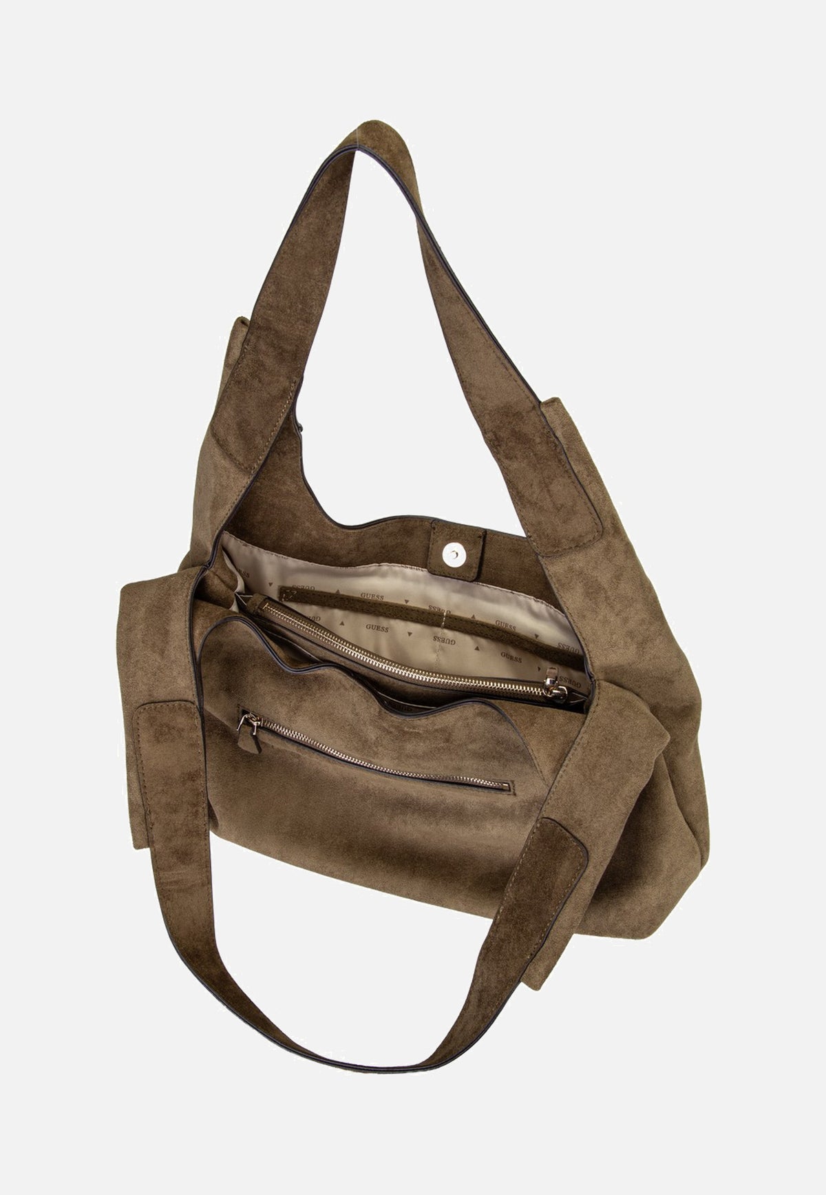 Guess Sunset Suede 14020 Olive Borsa Hobo