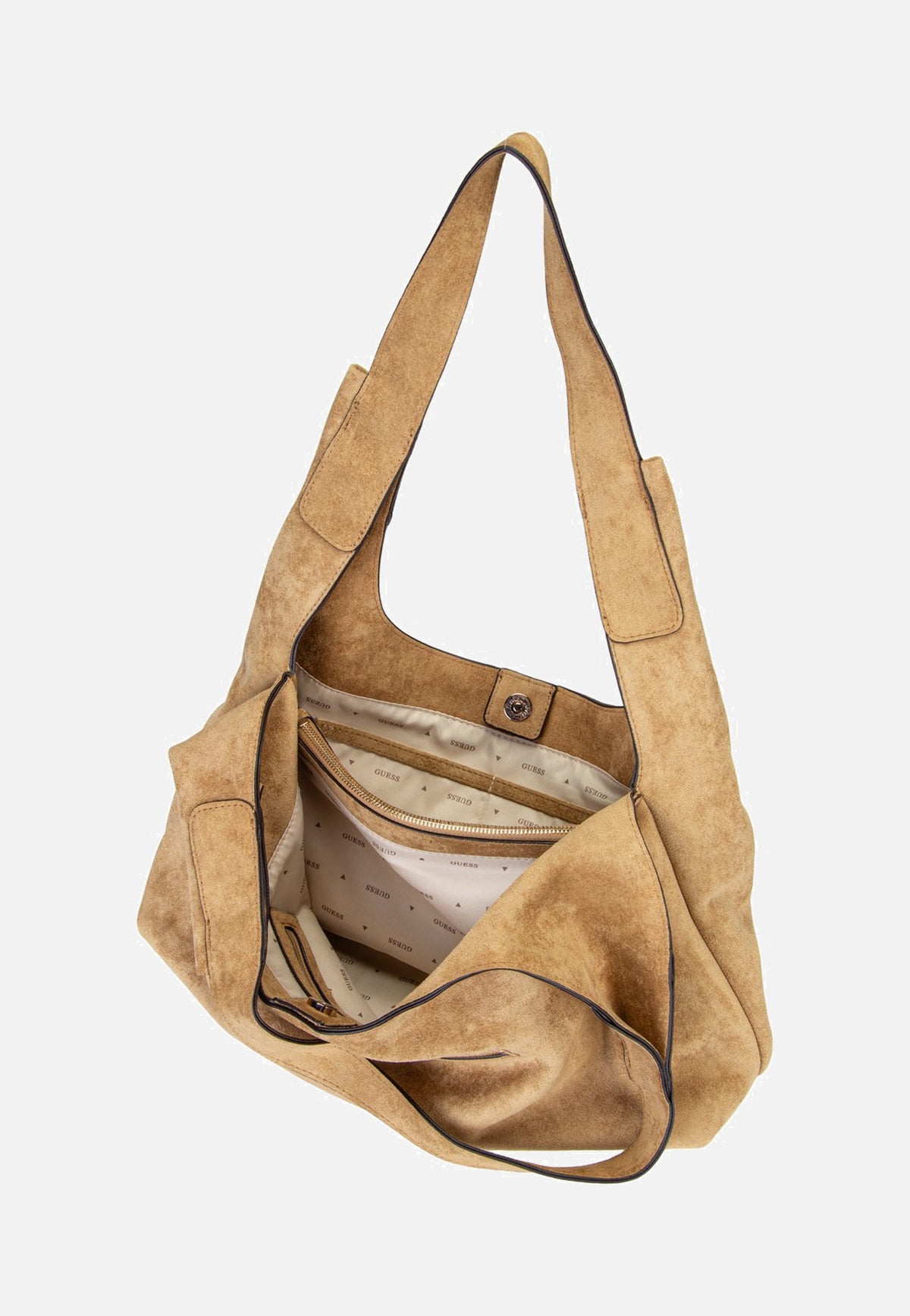 Guess Sunset Suede 14020 Tan Borsa Hobo