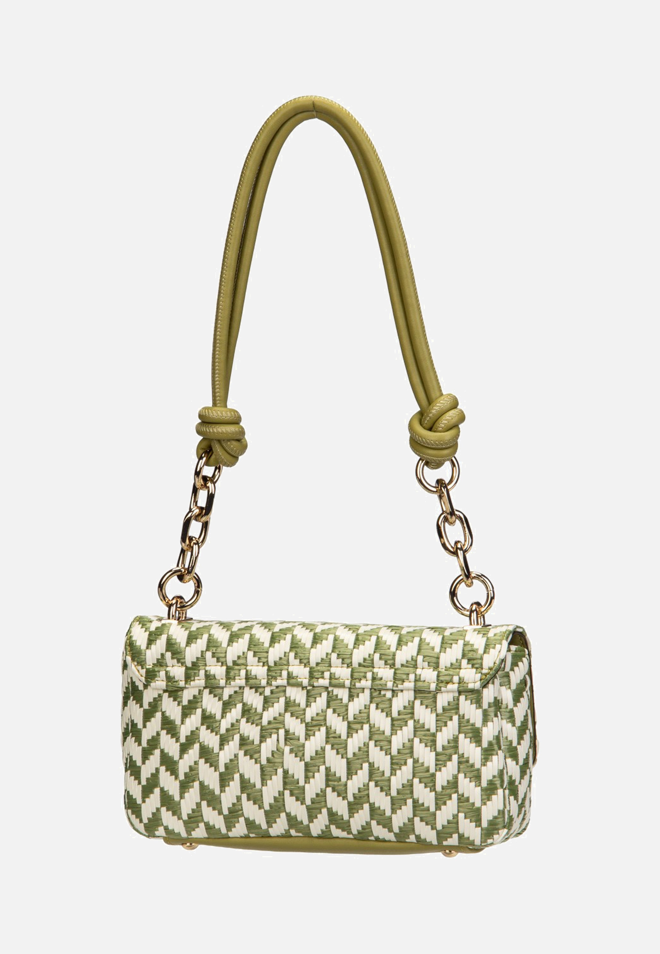 Guess Tessi Flap Shoulder Olive Multi Shoulder Bag