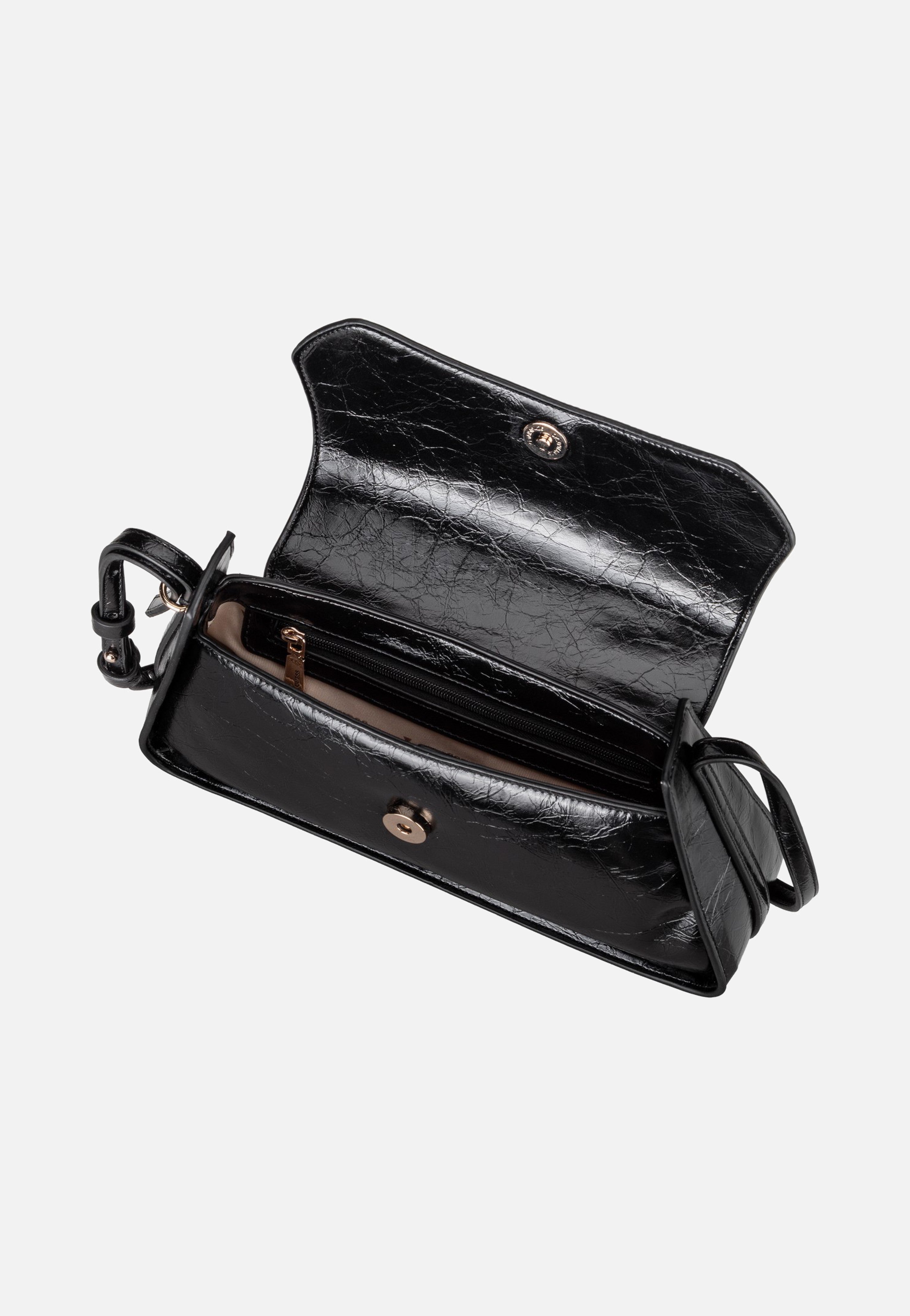 Guess Xena Flap 31190 Black Shoulder Bag