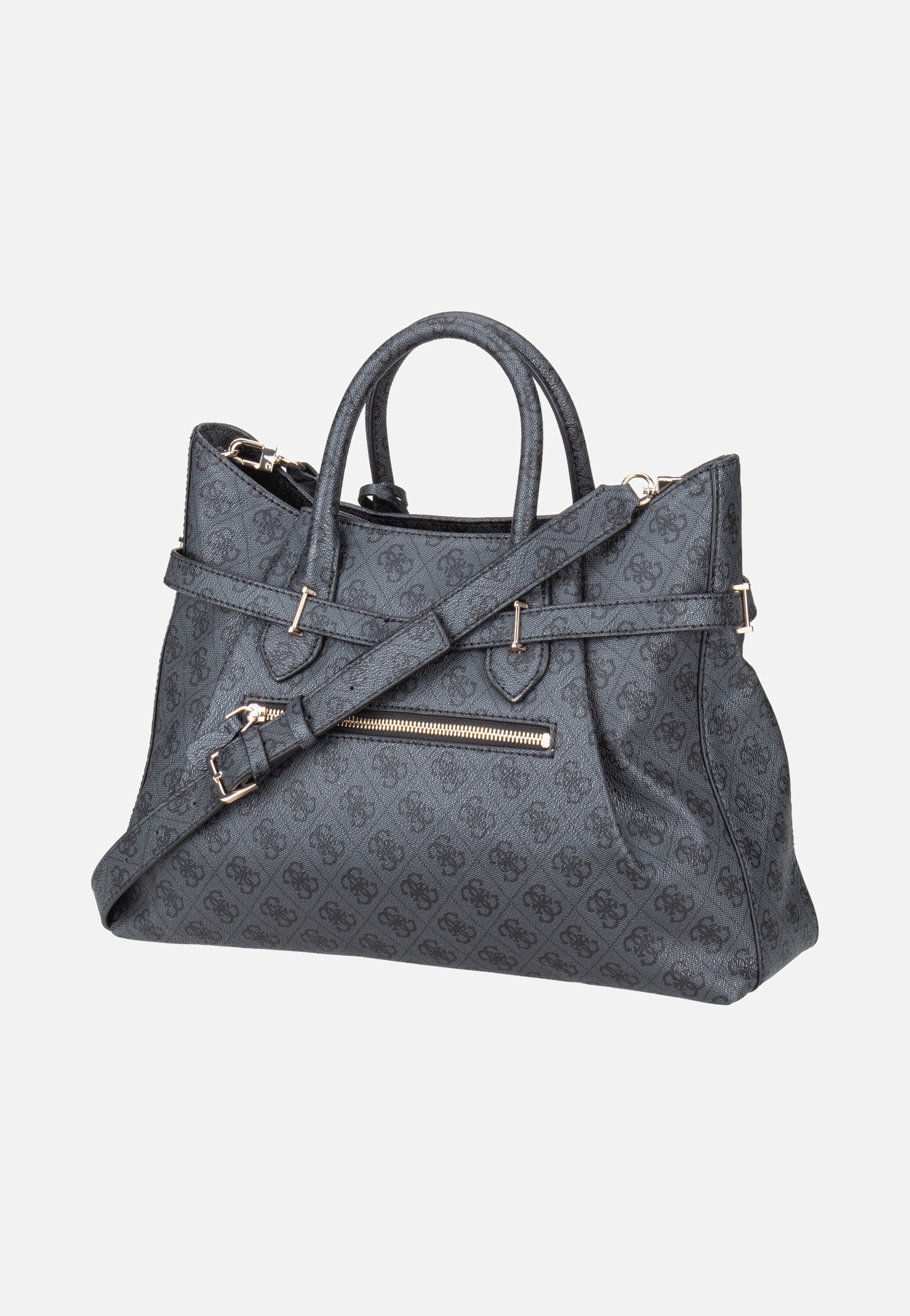 Guess Yesba Girlfriend Coal Logo Satchel
