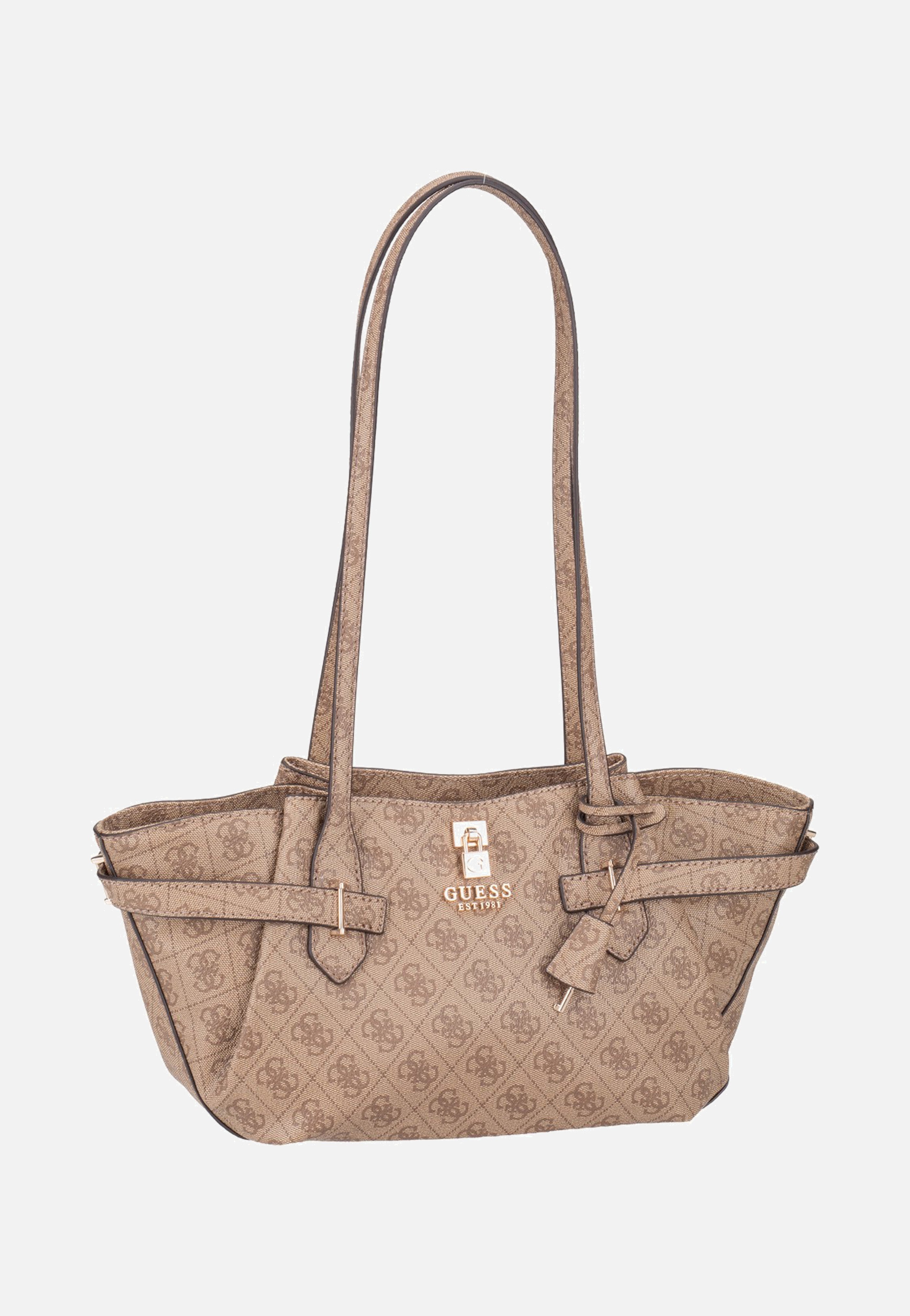 Guess - Yesba Girlfriend Shoulder Latte Logo - Satchel | Women-Image