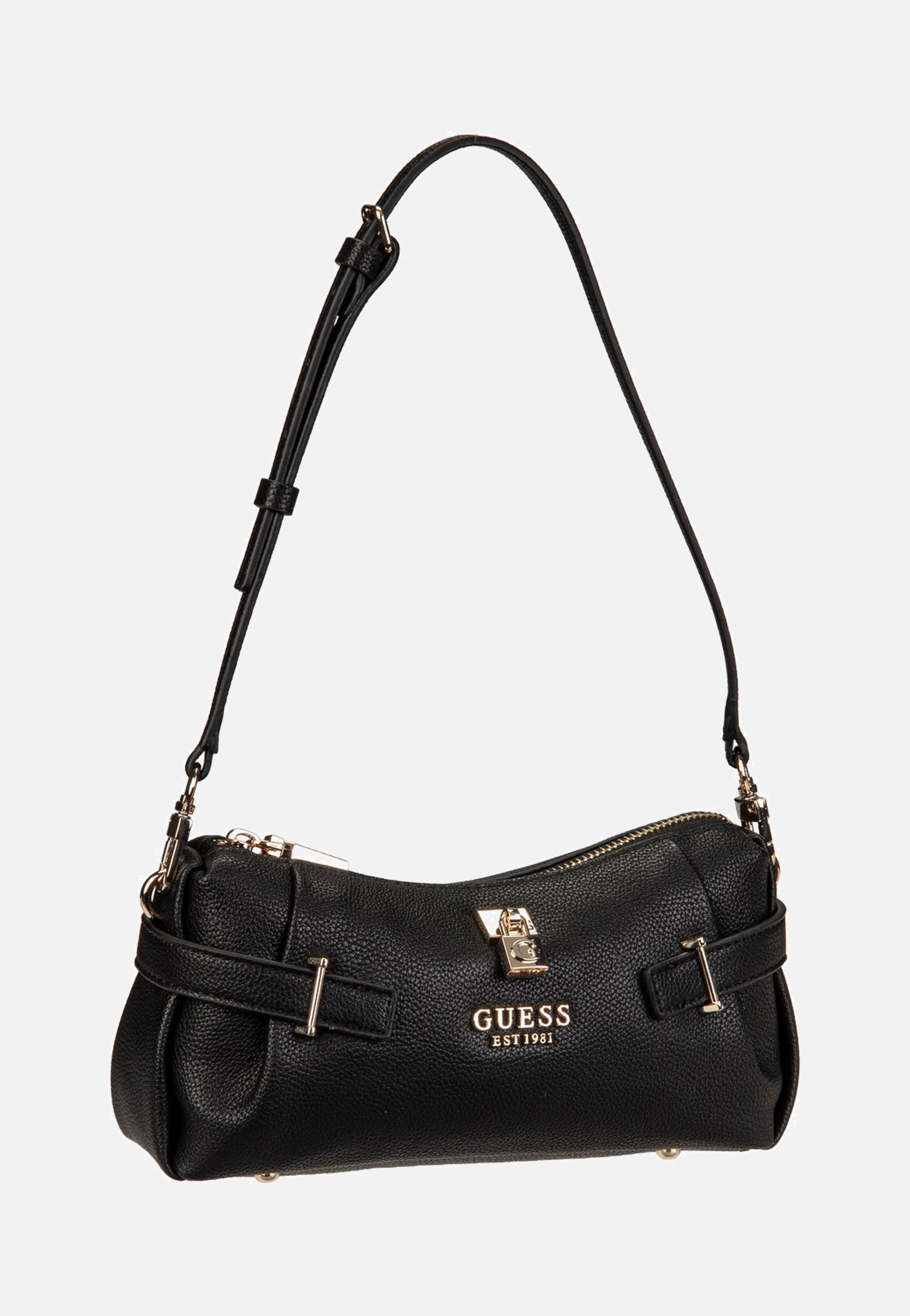 Guess Yesba Mini Top Zip Black Shoulder Bag