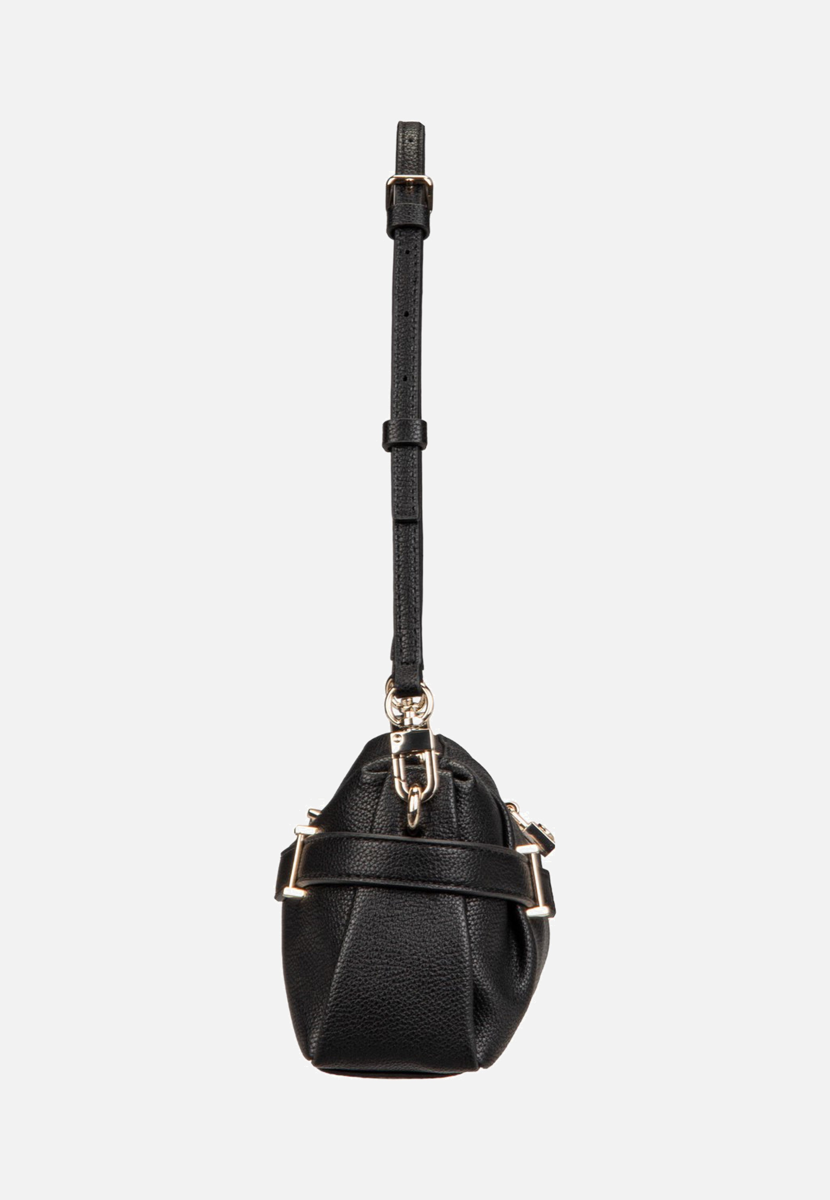 Guess Yesba Mini Top Zip Black Shoulder Bag