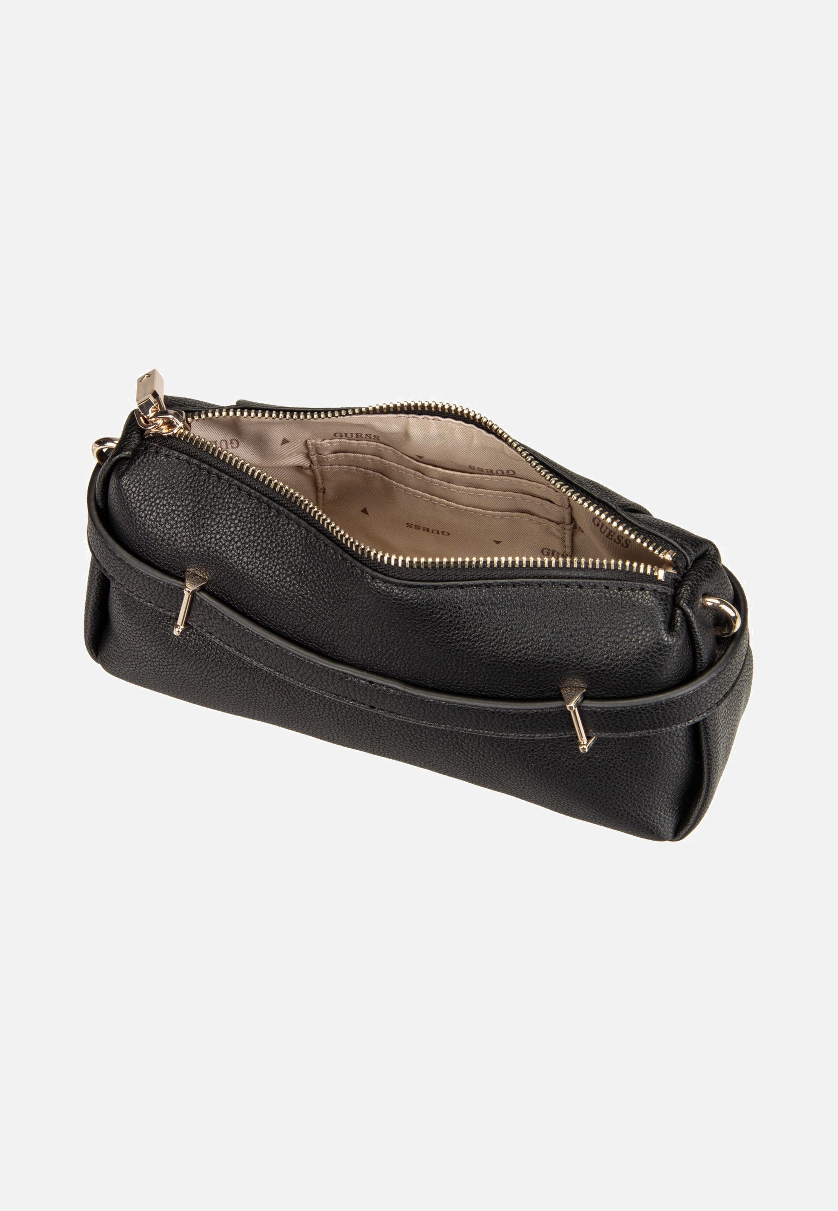 Guess Yesba Mini Top Zip Black Shoulder Bag