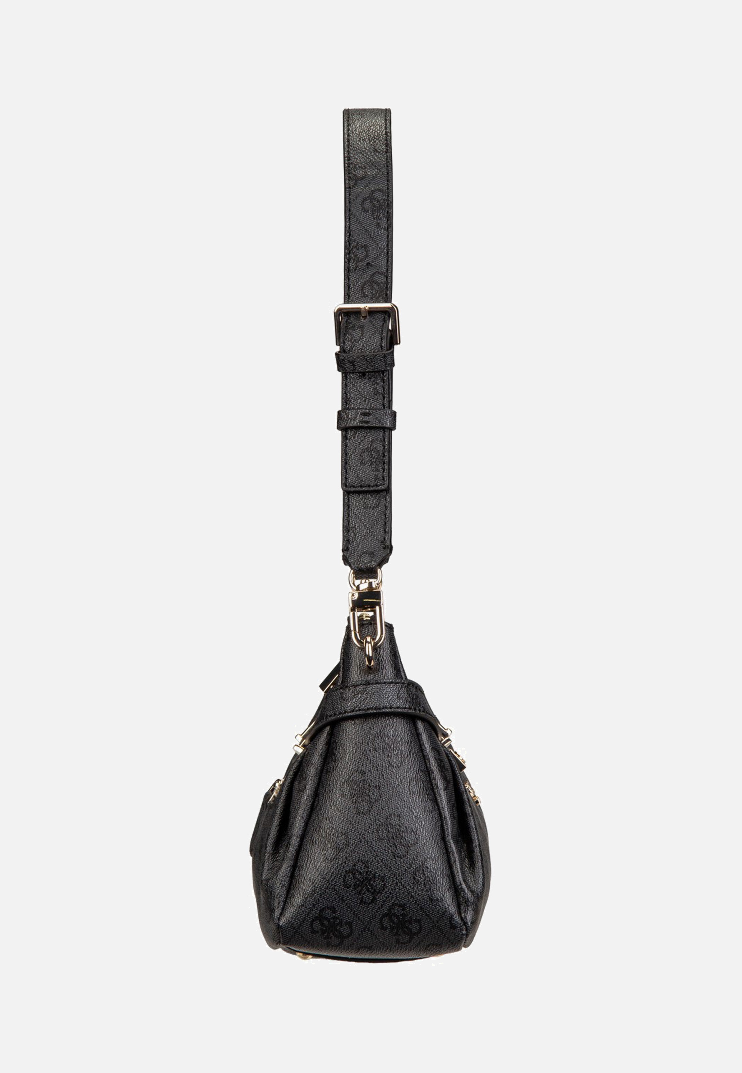 Guess Yesba Shoulder Bag Coal Logo Shoulder Bag