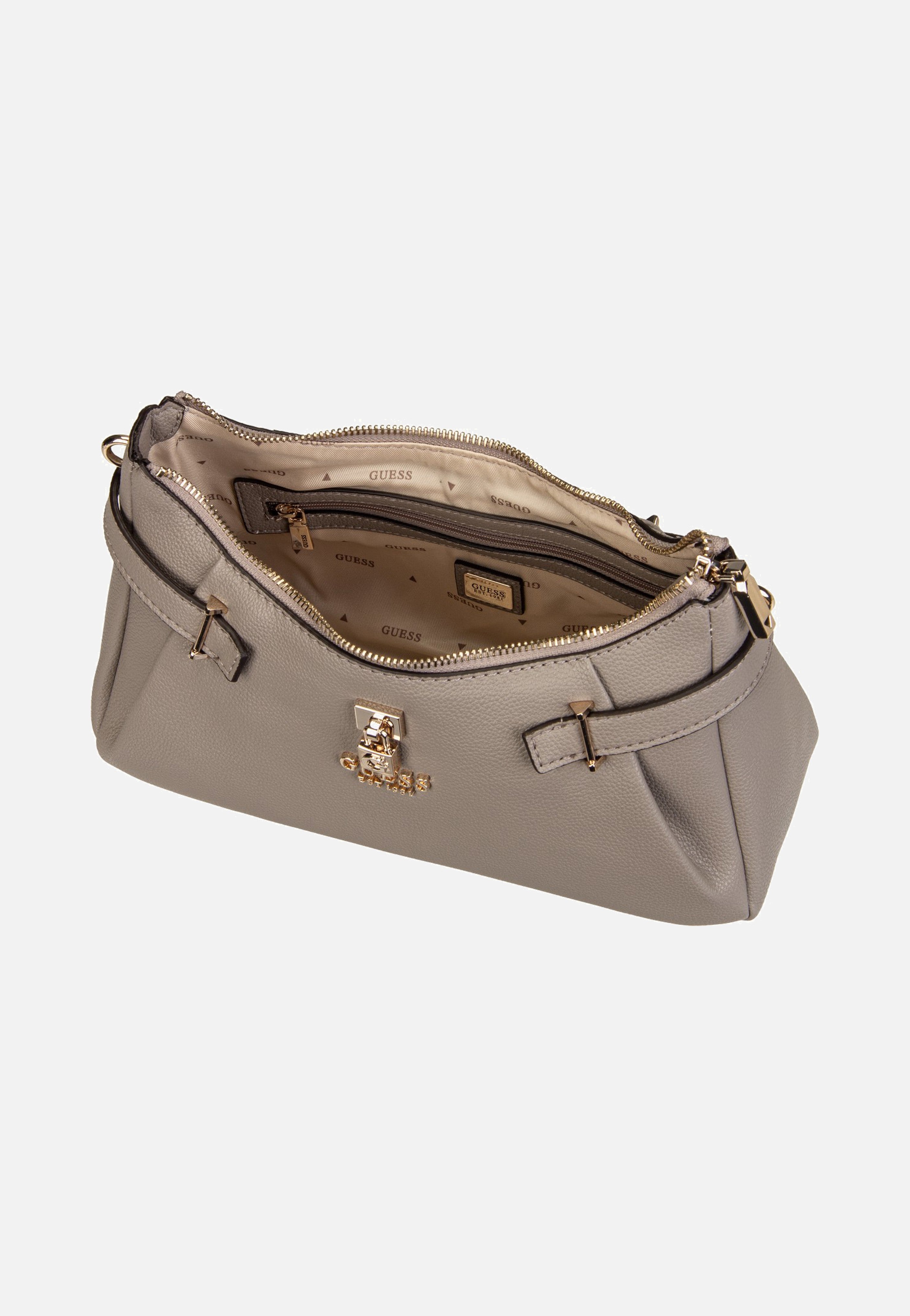 Guess Yesba Shoulder Bag Dark Taupe Shoulder Bag