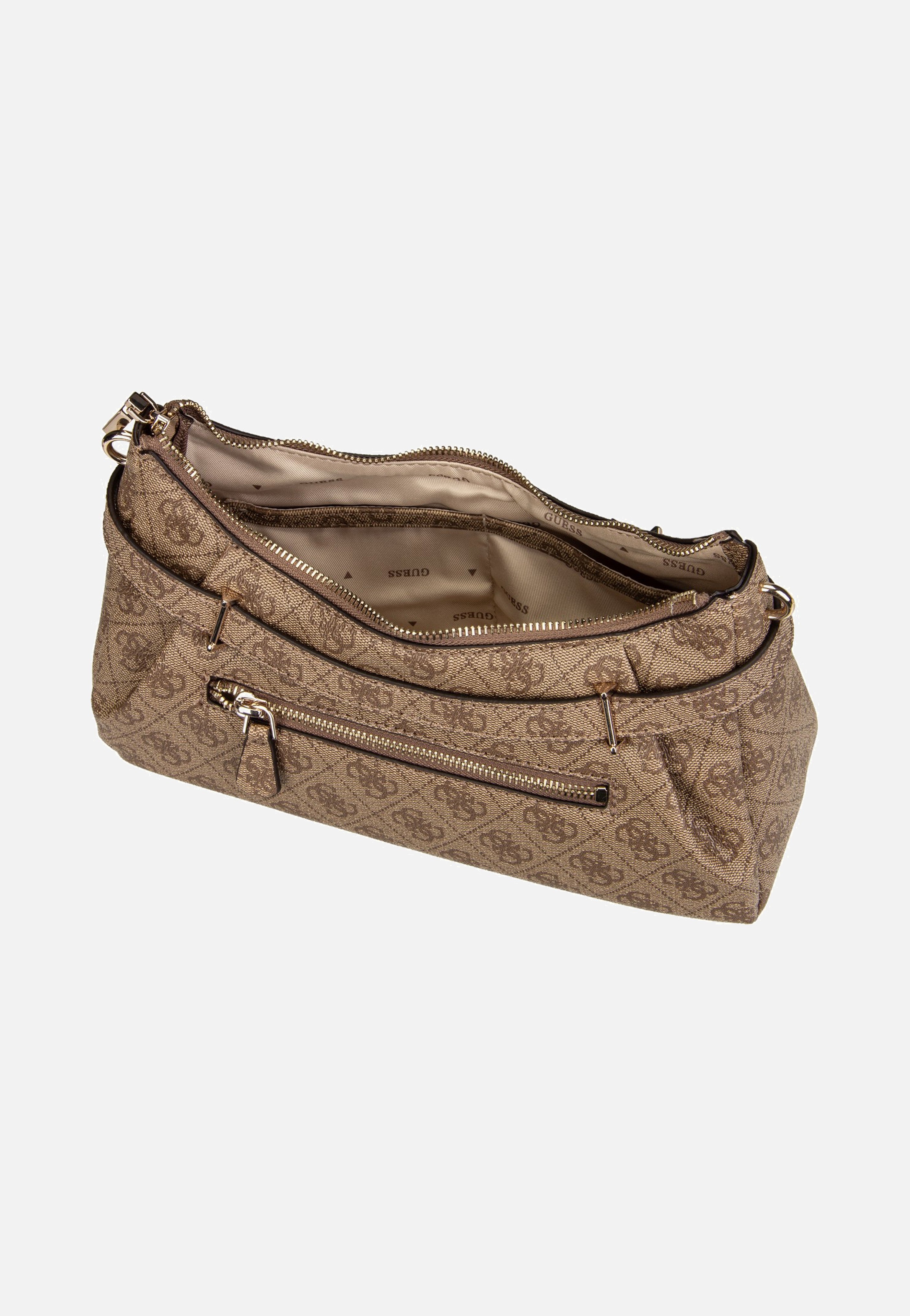 Guess - Yesba Shoulder Bag Latte Logo - Shoulder Bag | Women-Image