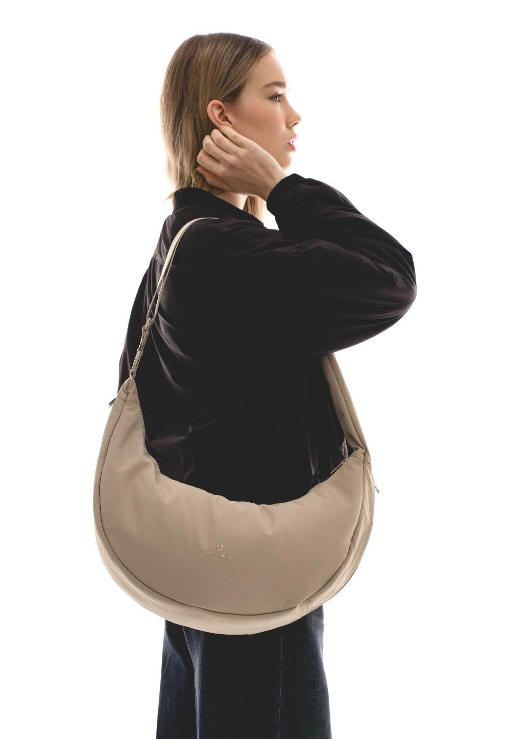 Johnny Urban Lou Large Beige Crossbody Bag