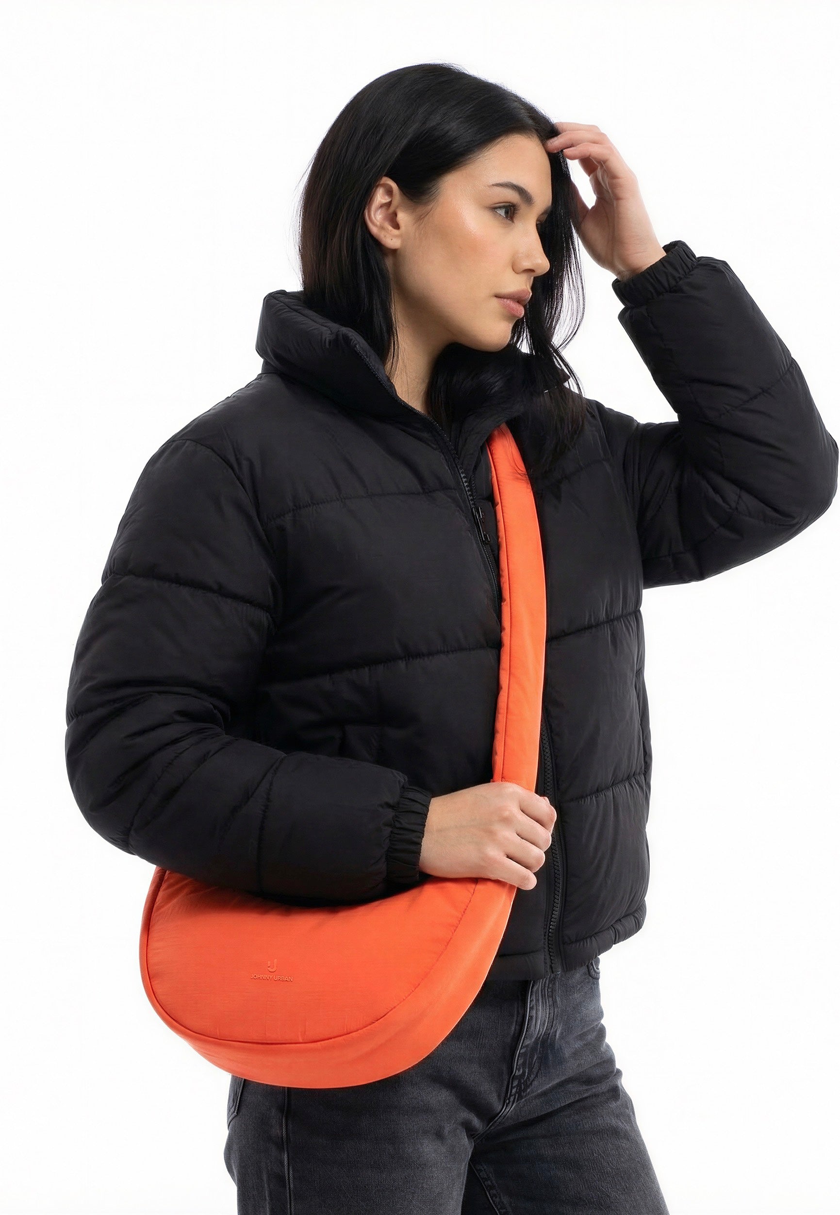 Johnny Urban Lou Medium Coral Crossbody Bag