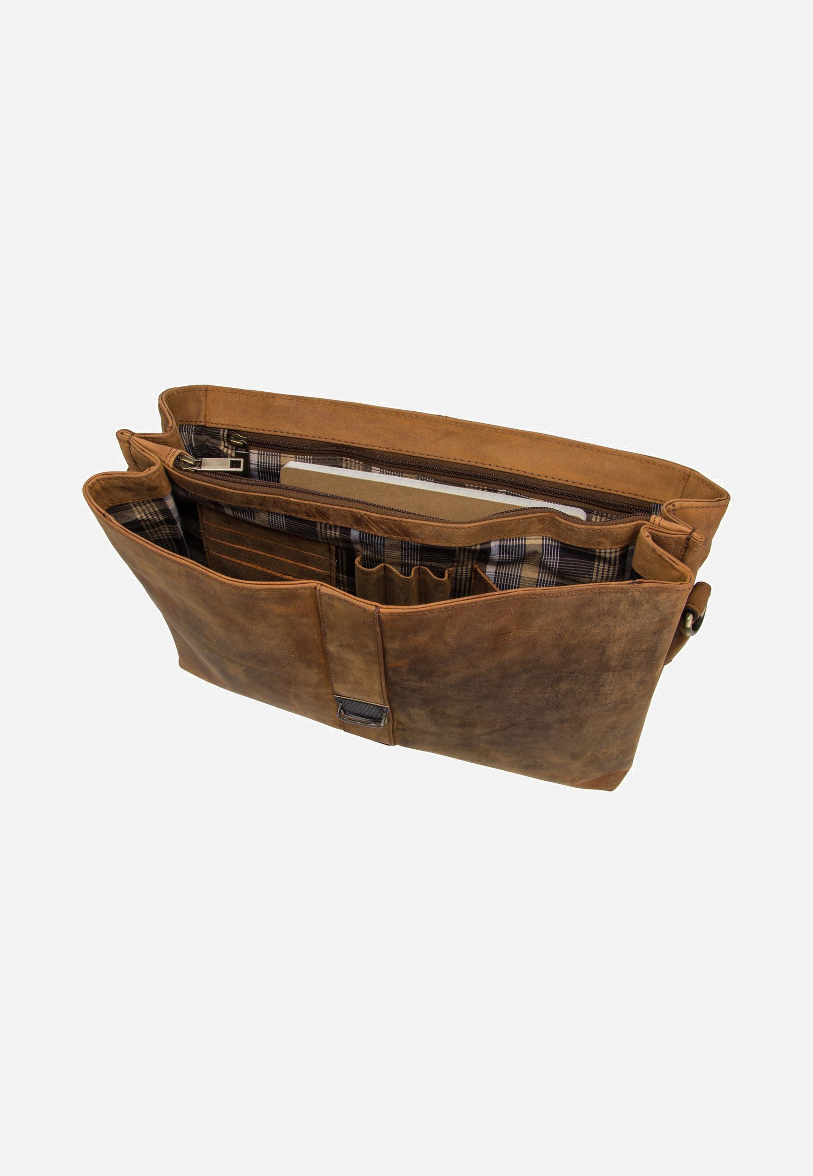 Harold's Antic 3279 M Natur Briefcase