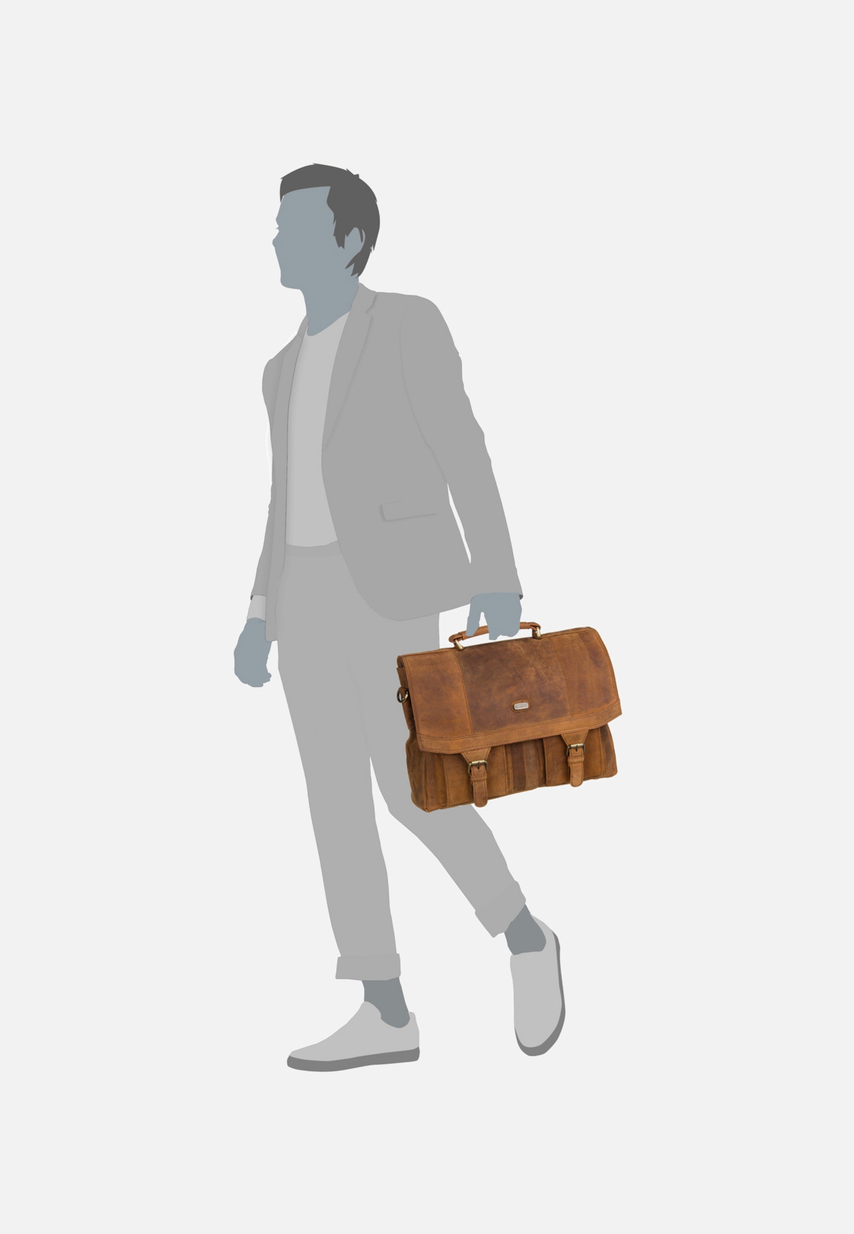 Harold's Antic 844 M Natur Briefcase