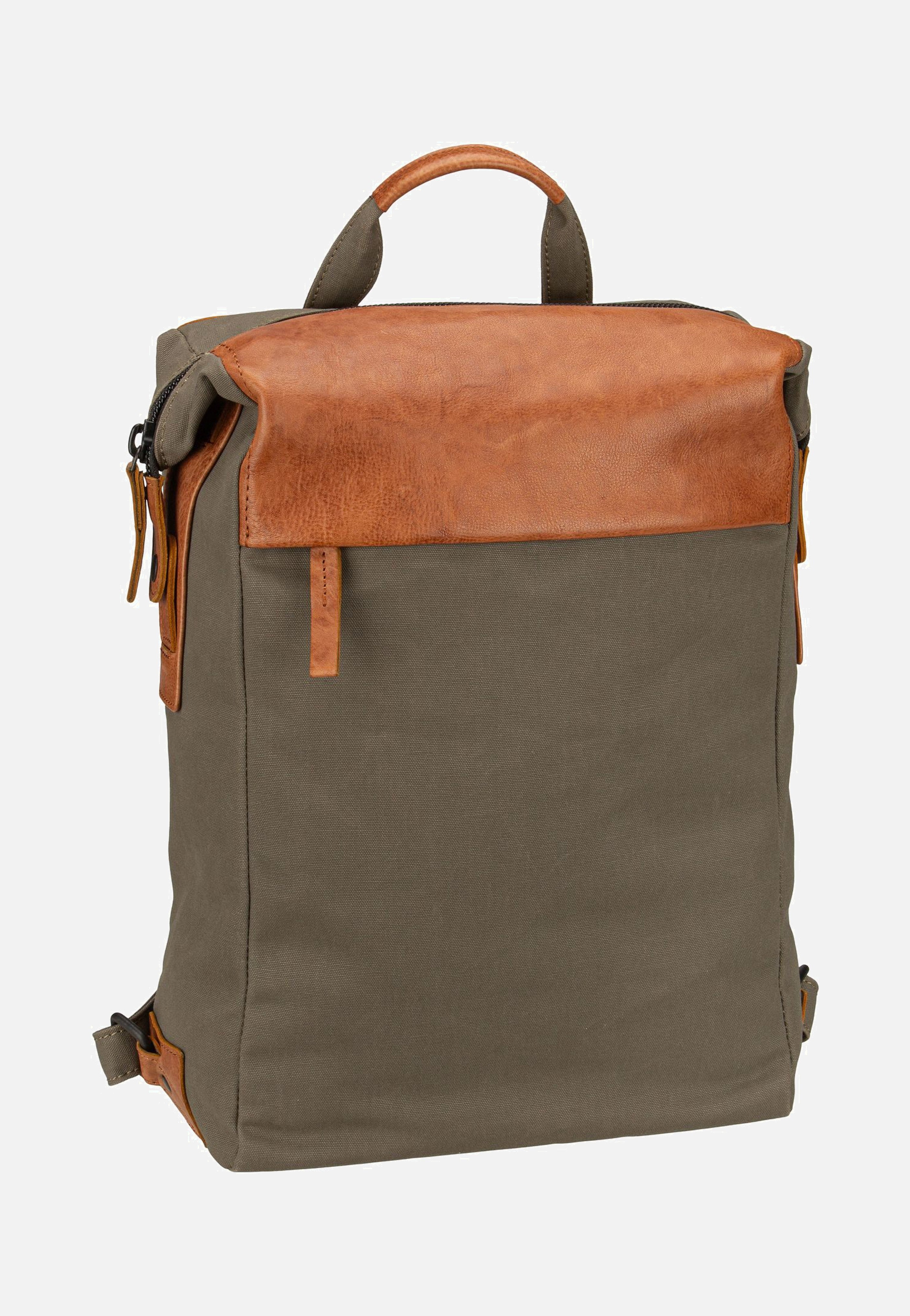 Harold's Wax 1 Khaki/Cognac Backpack