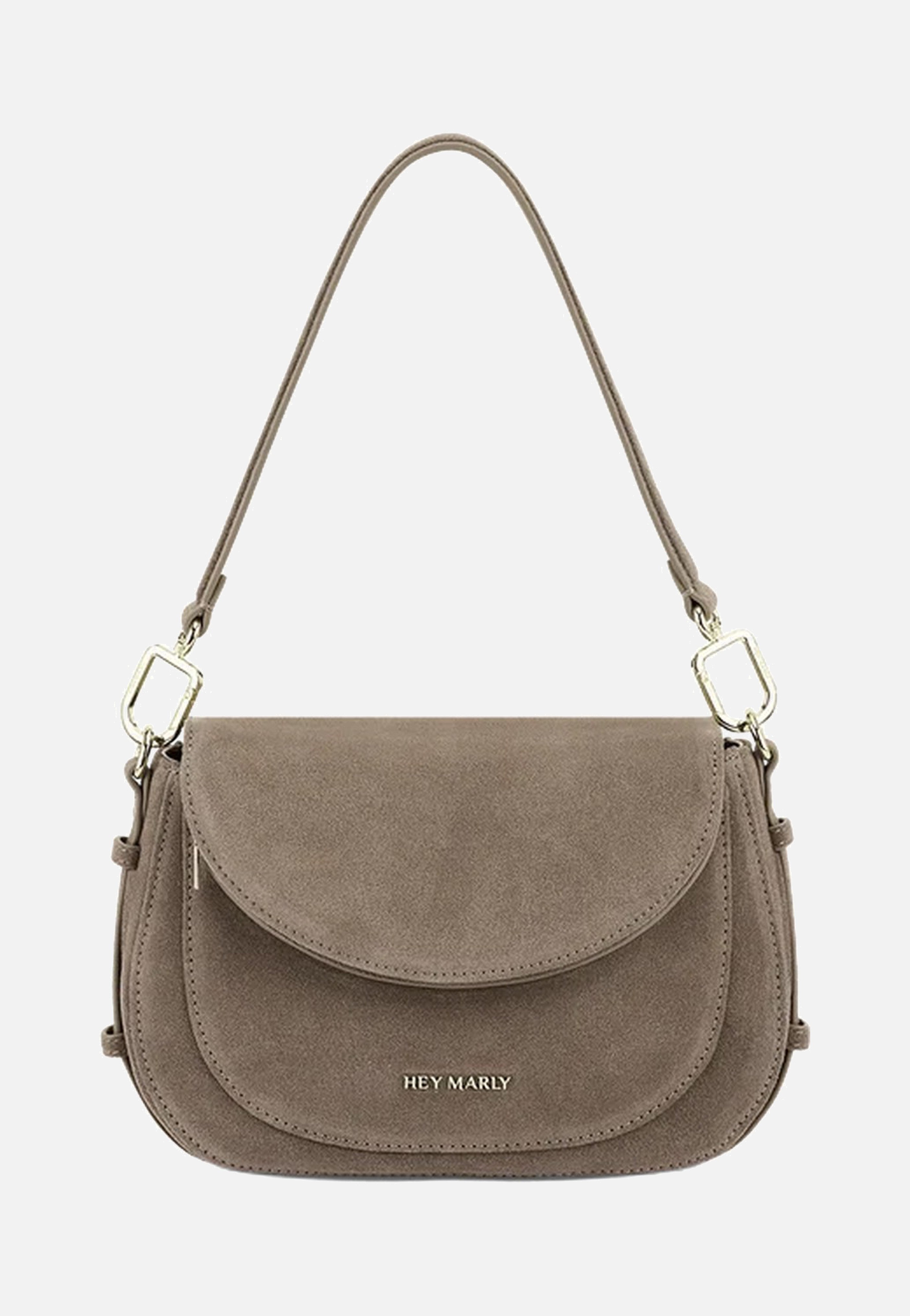 Hey Marly Big Sister Suede Mocha Borsa a tracolla