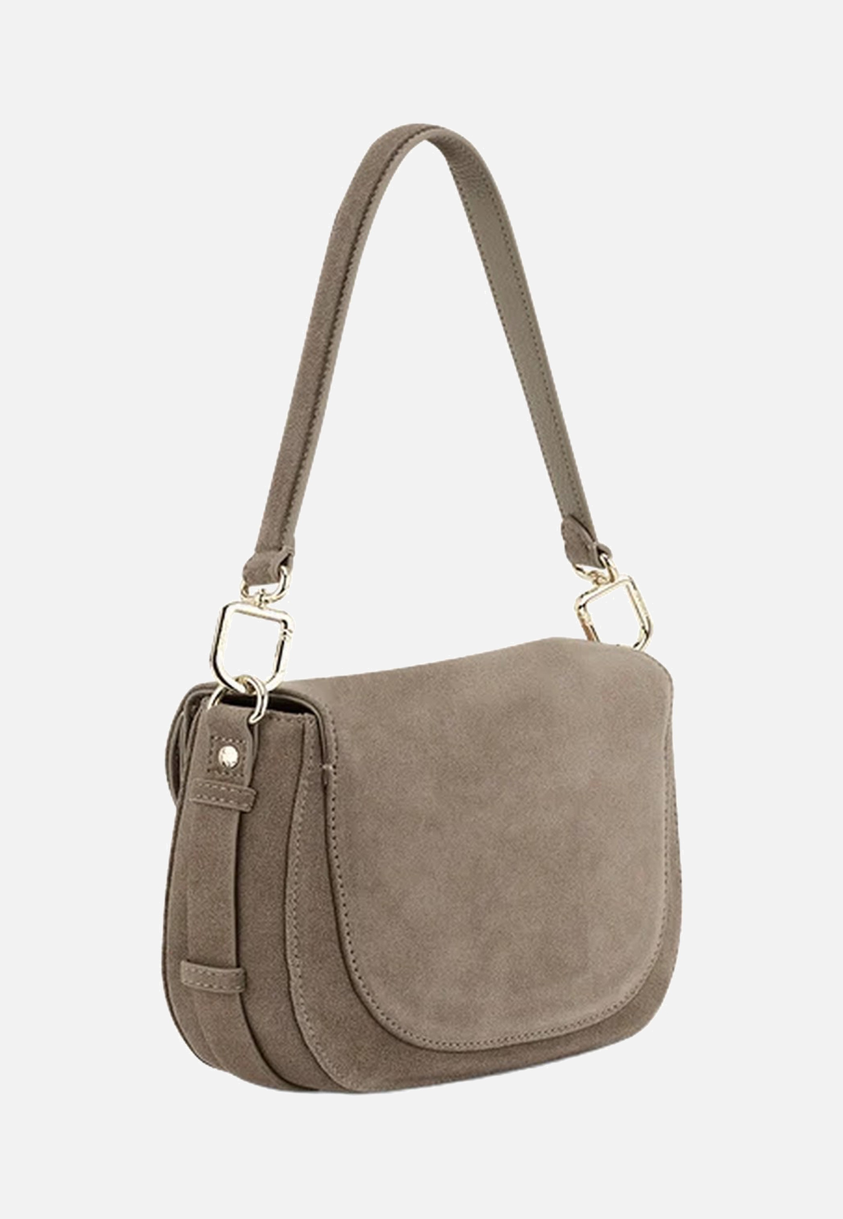 Hey Marly Big Sister Suede Mocha Borsa a tracolla