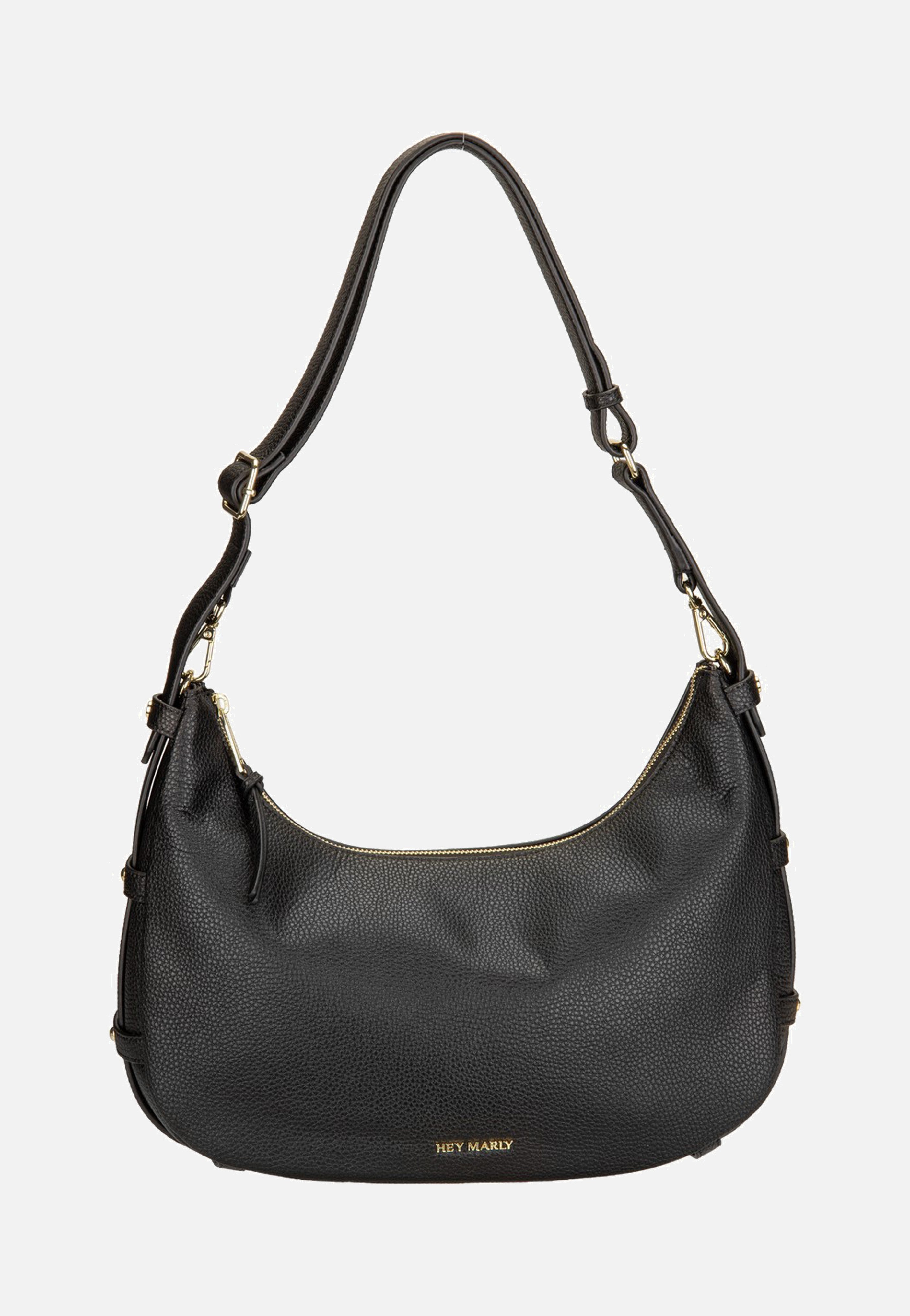Hey Marly Lifetime Sister M Black Hobo Bag