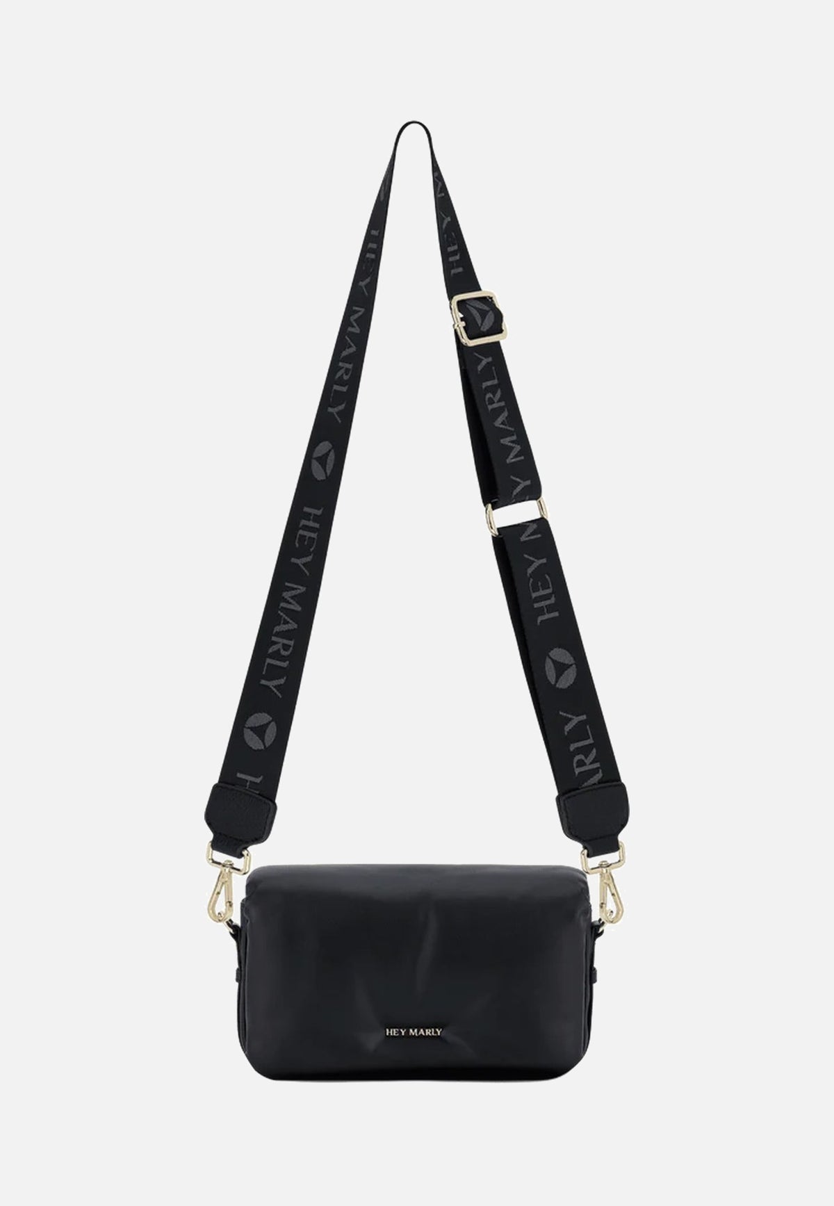 Hey Marly Signature Strap Black Bag Strap