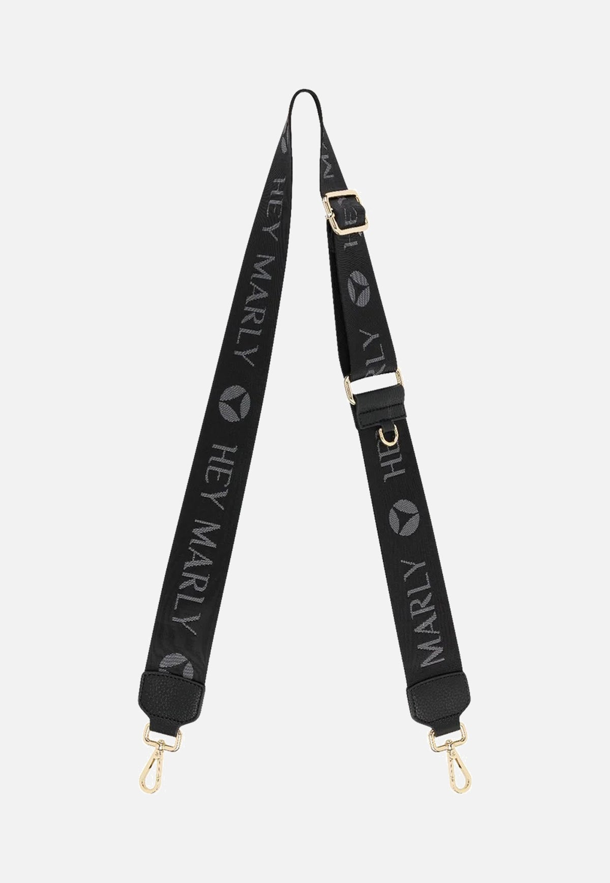 Hey Marly Signature Strap Black Bag Strap