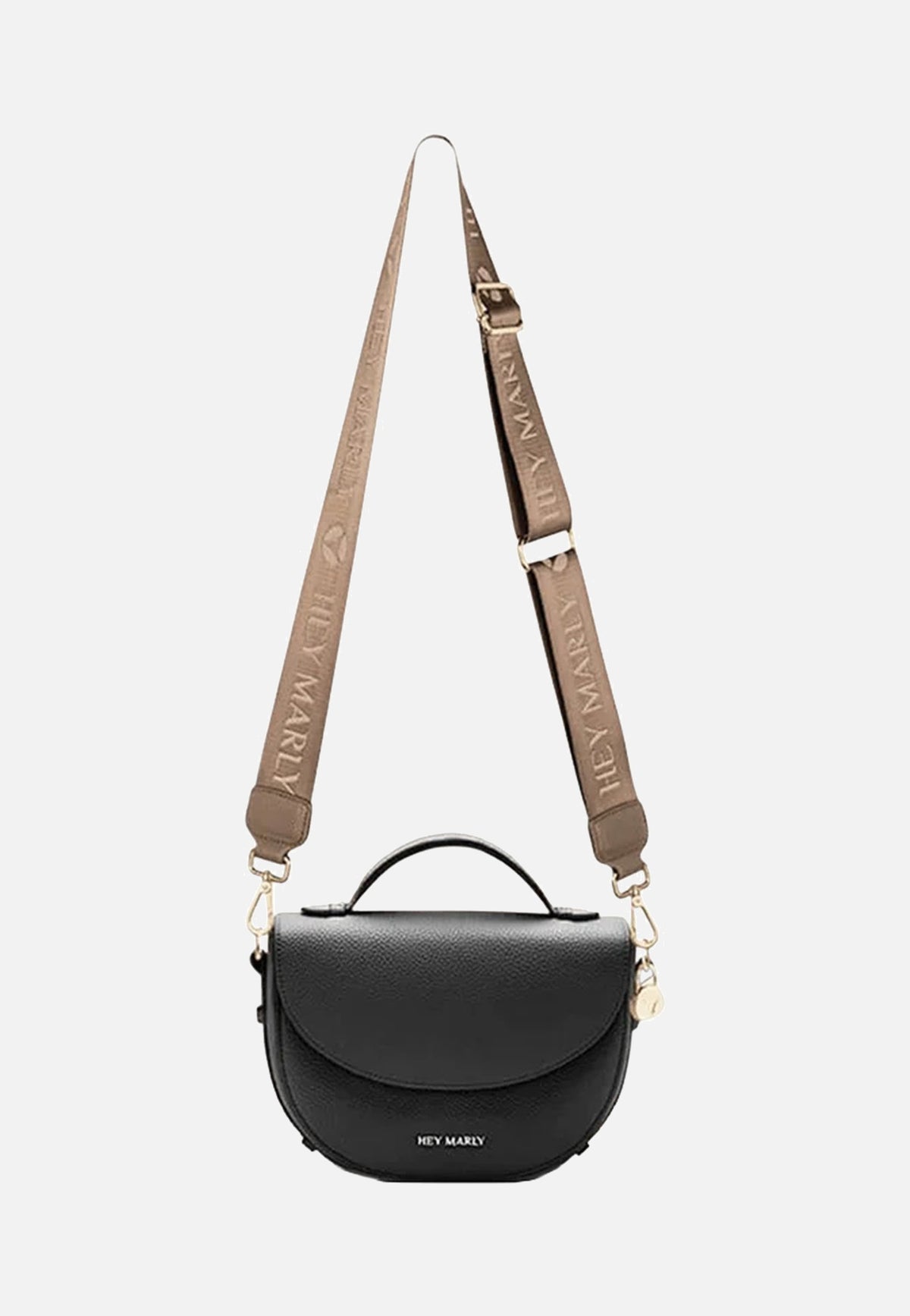 Hey Marly Signature Strap Mocha Bag Strap