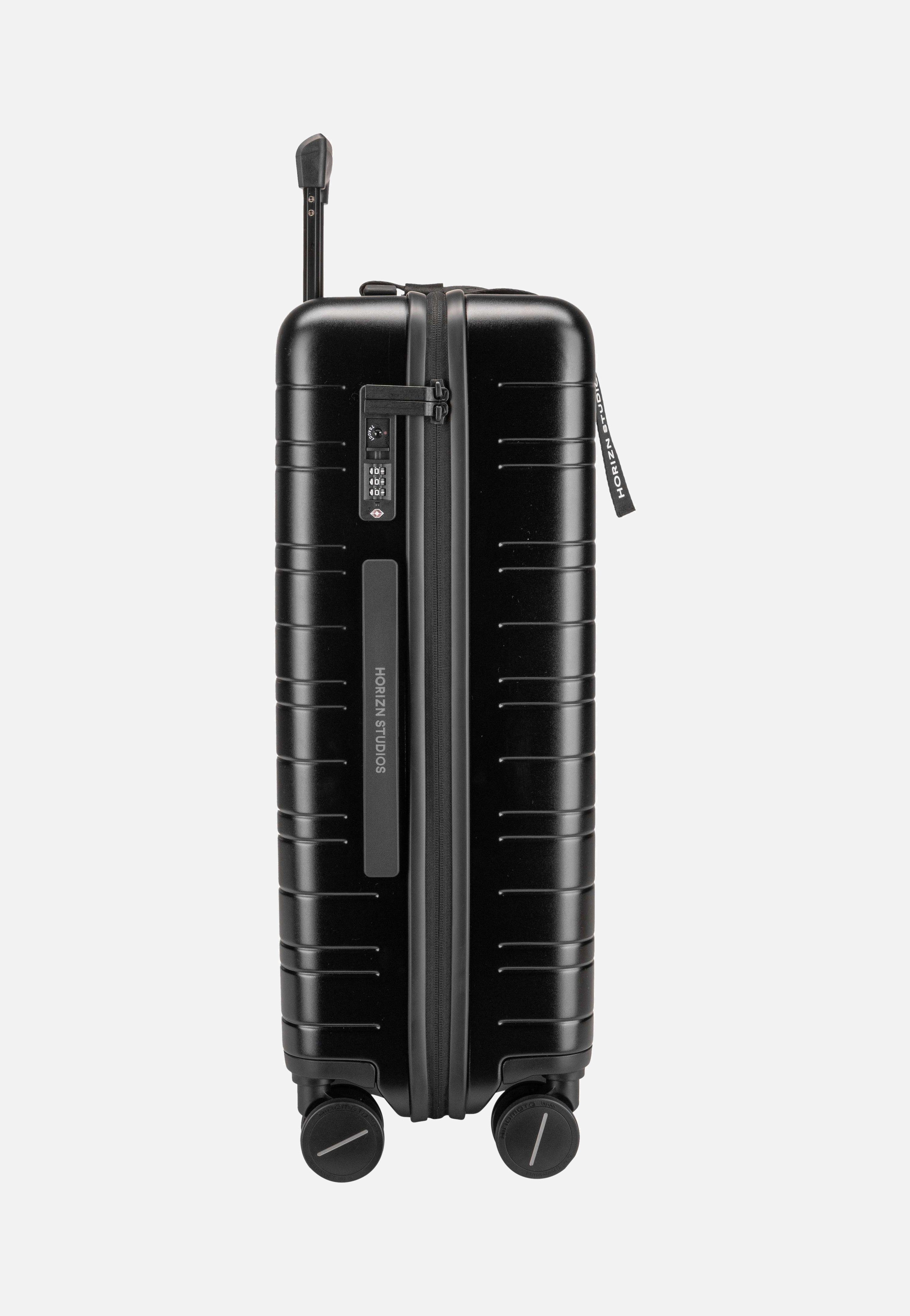 Horizn Studios H6 Essential Check-In Luggage All Black Suitcase