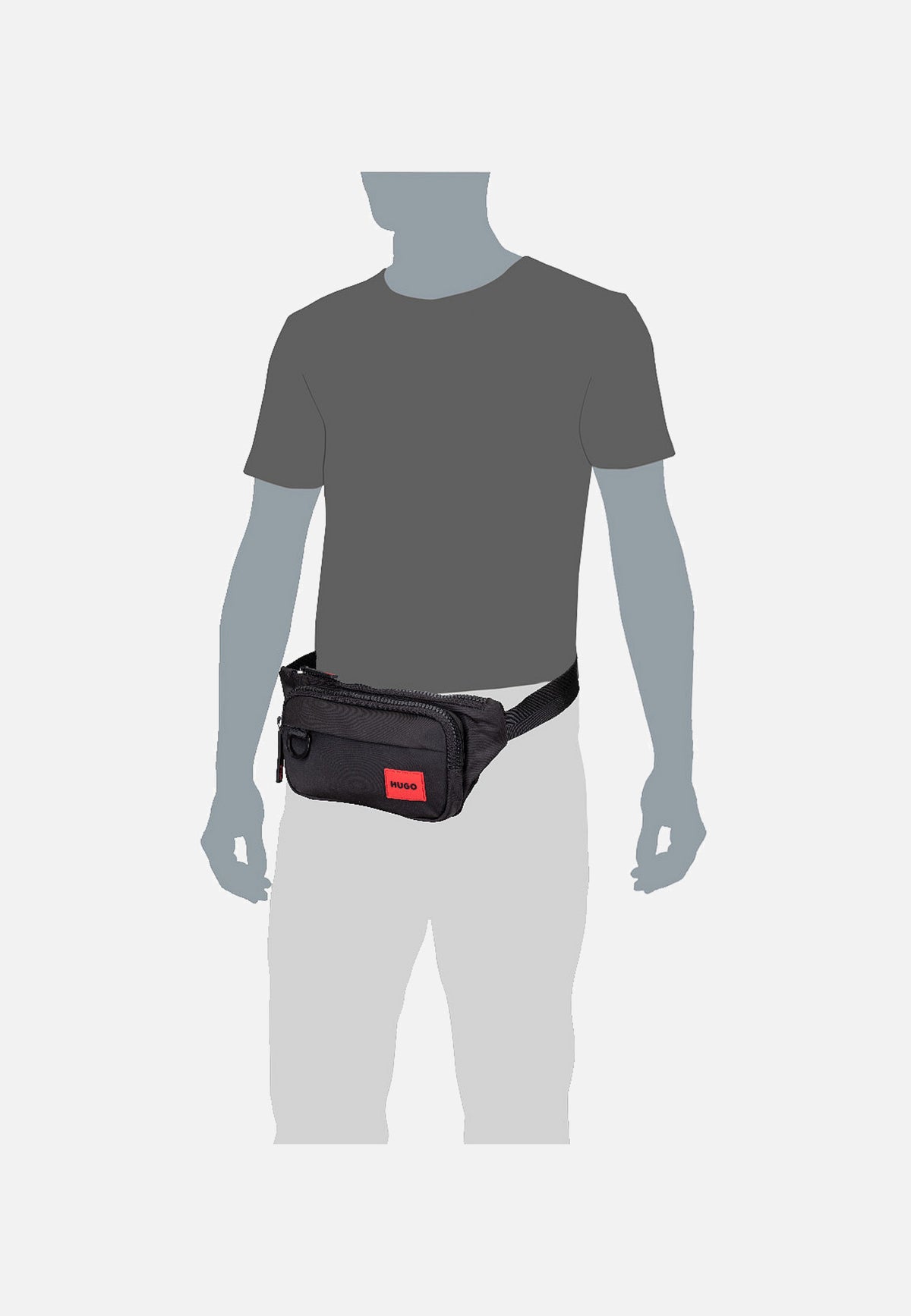HUGO Ethon 2.0 Bumbag 50491759 Black Marsupio