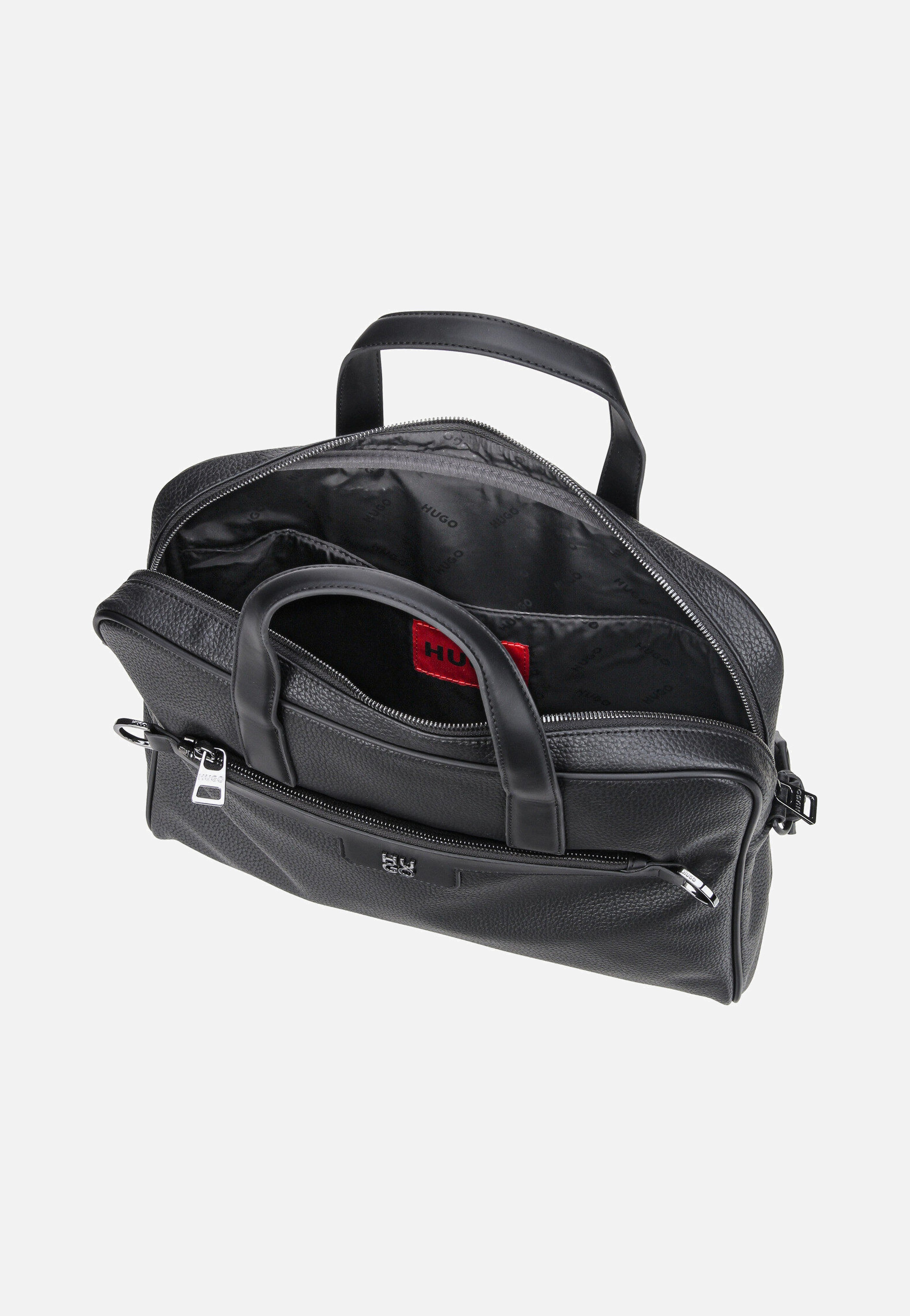 HUGO - Nesh R Doc Case 50529483 Black - Briefcase | Men-Image