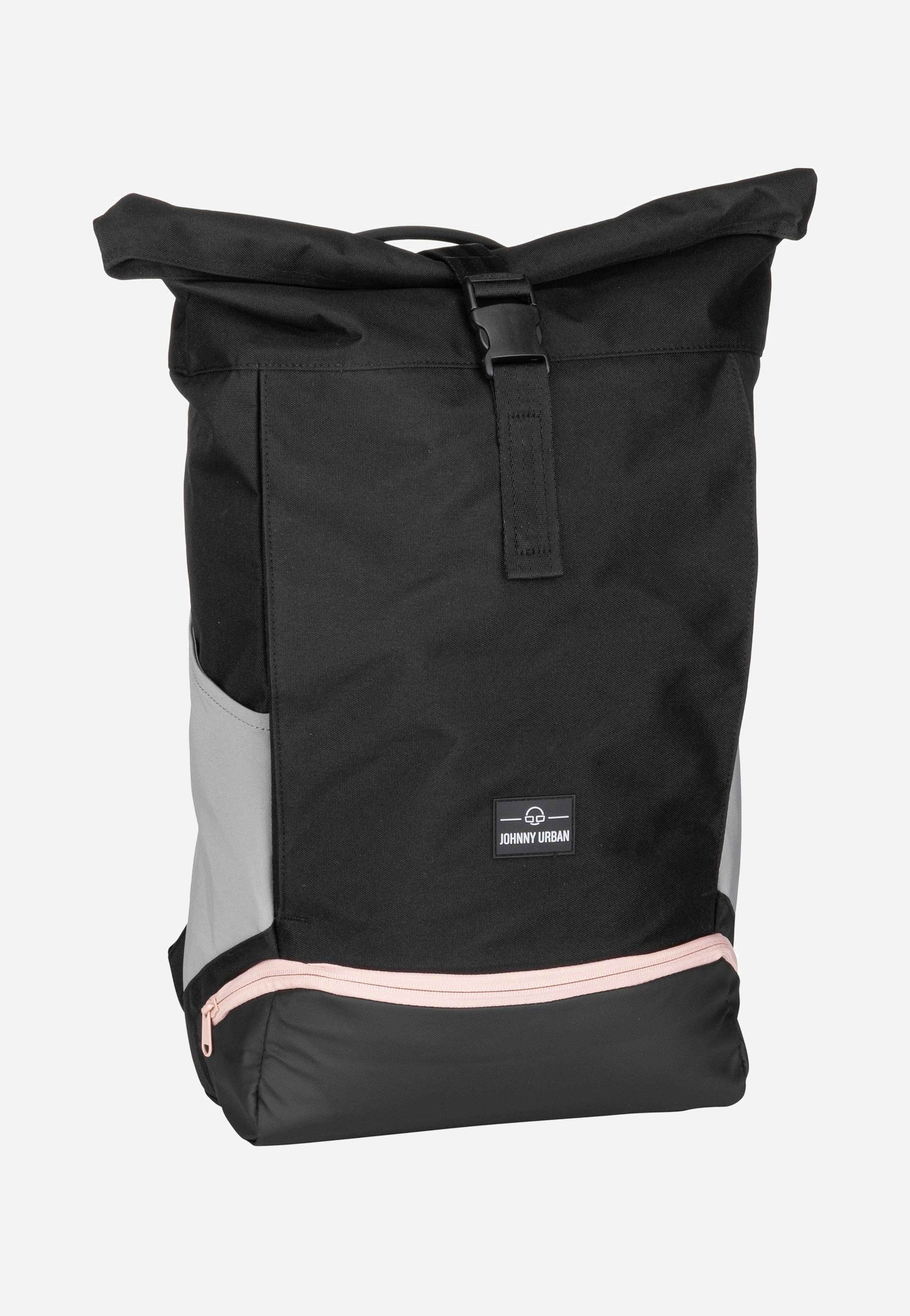 Johnny Urban - Allen Large Schwarz-Rosa - Rolltop Backpack | Neutral-Image
