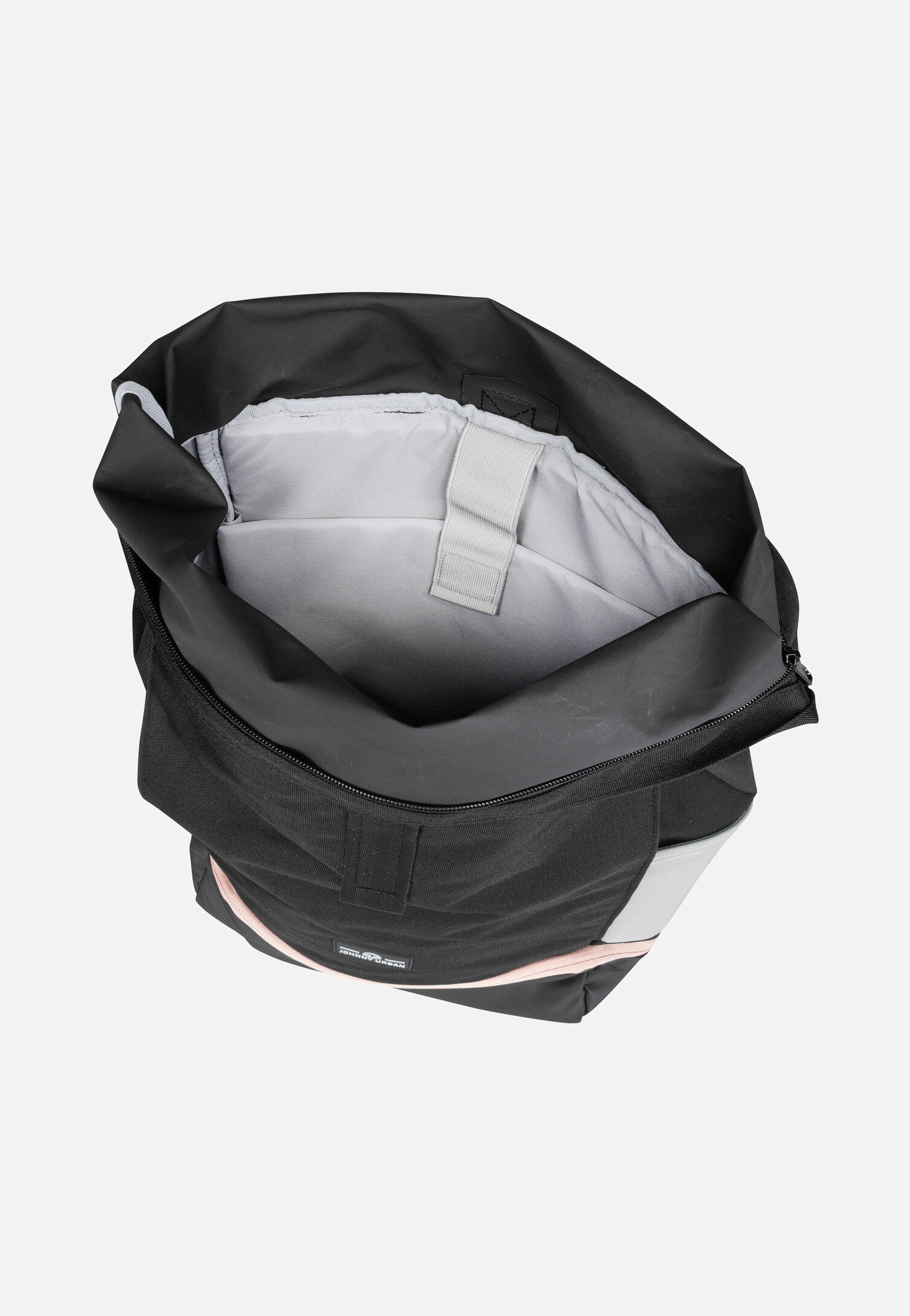 Johnny Urban - Allen Large Schwarz-Rosa - Rolltop Backpack | Neutral-Image