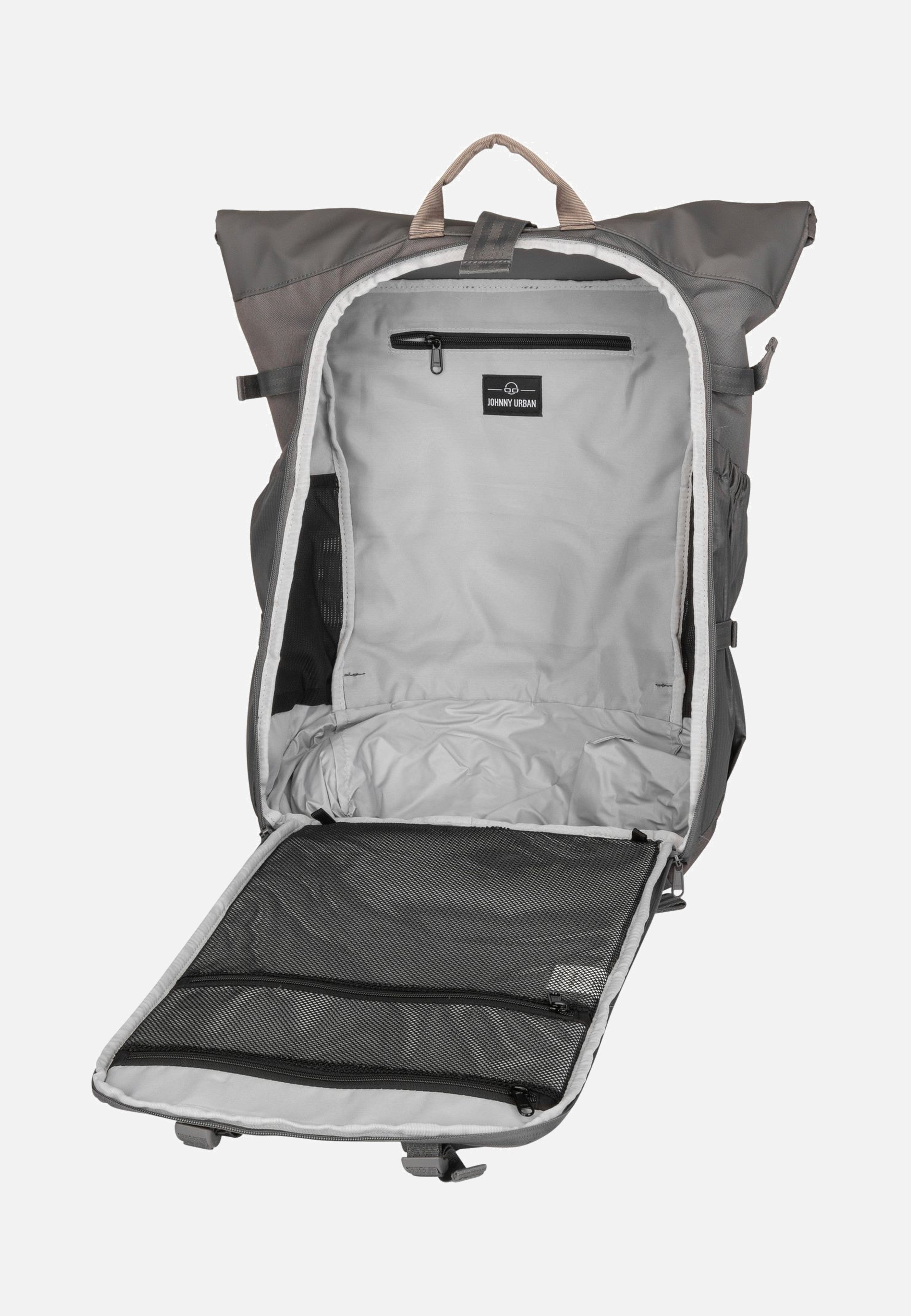 Johnny Urban Allen Large Travel Dunkelgrau Rolltop Backpack