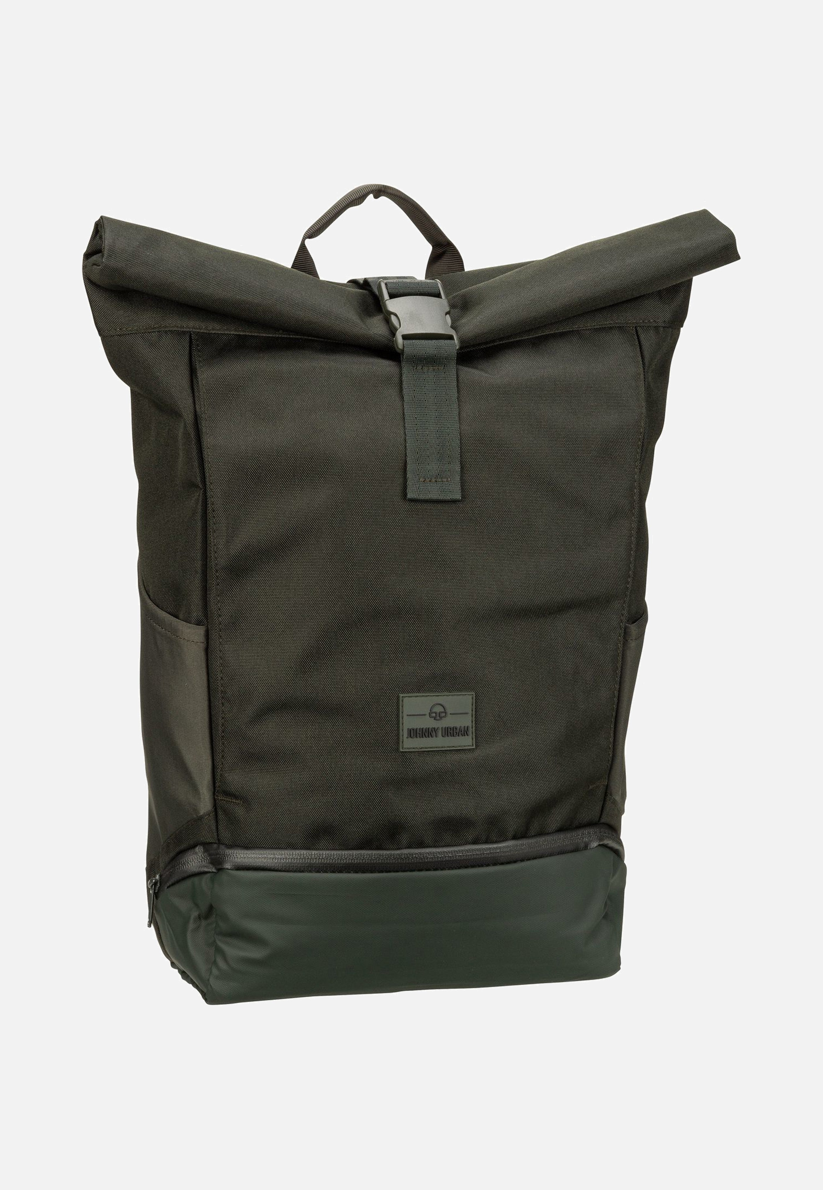 Johnny Urban - Allen Medium Dark Olive - Rolltop Backpack | Neutral-Image