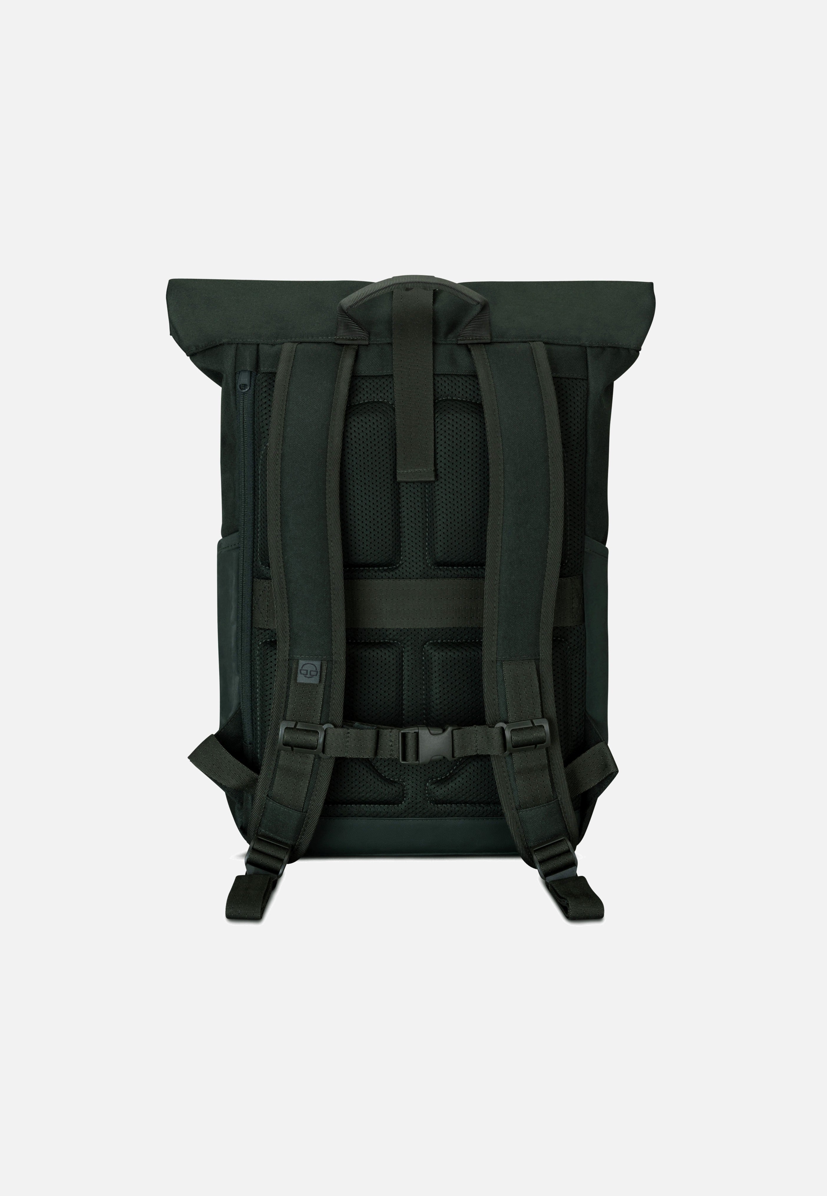 Johnny Urban - Allen Medium Dark Olive - Rolltop Backpack | Neutral-Image