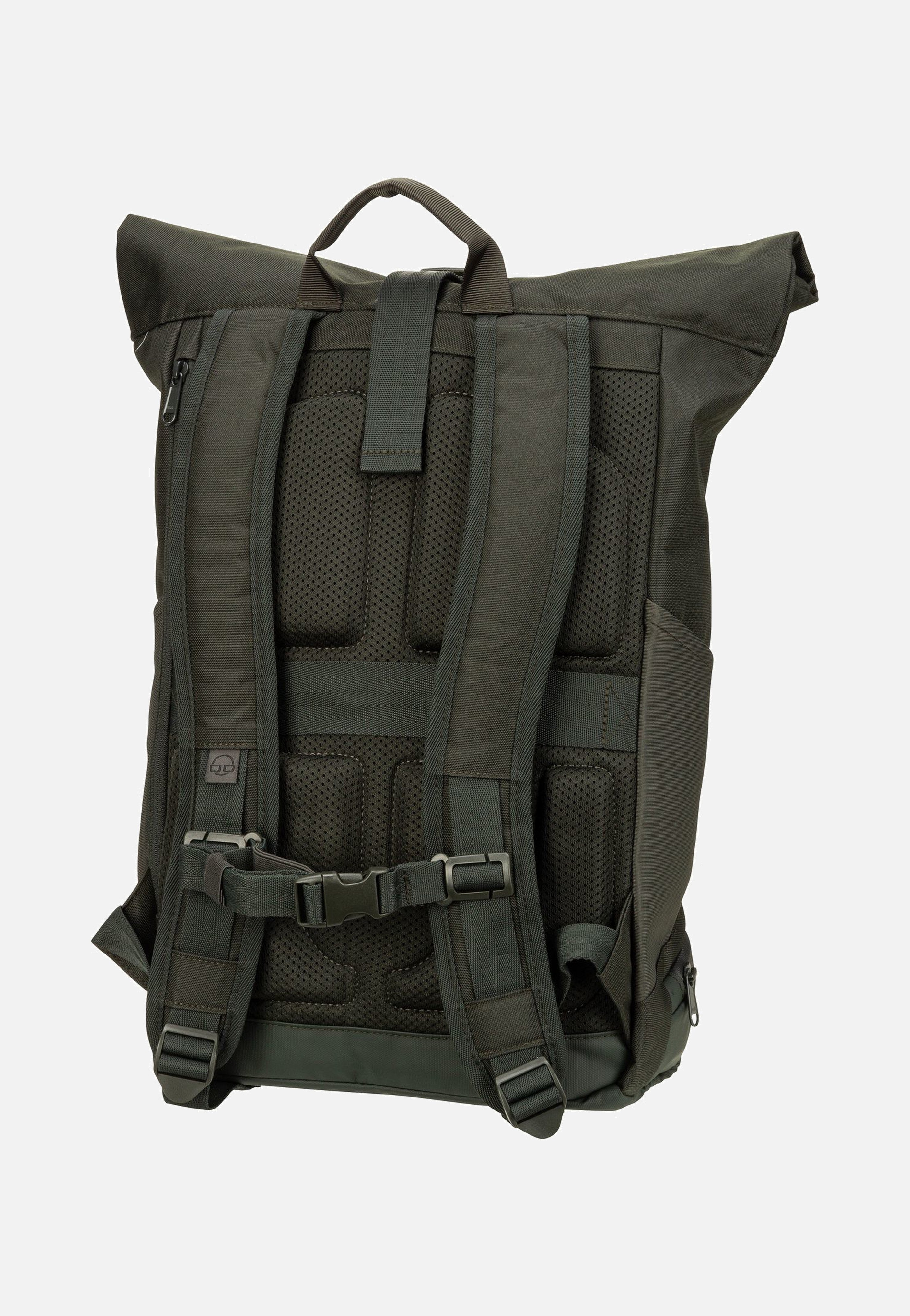 Johnny Urban - Allen Medium Dark Olive - Rolltop Backpack | Neutral-Image
