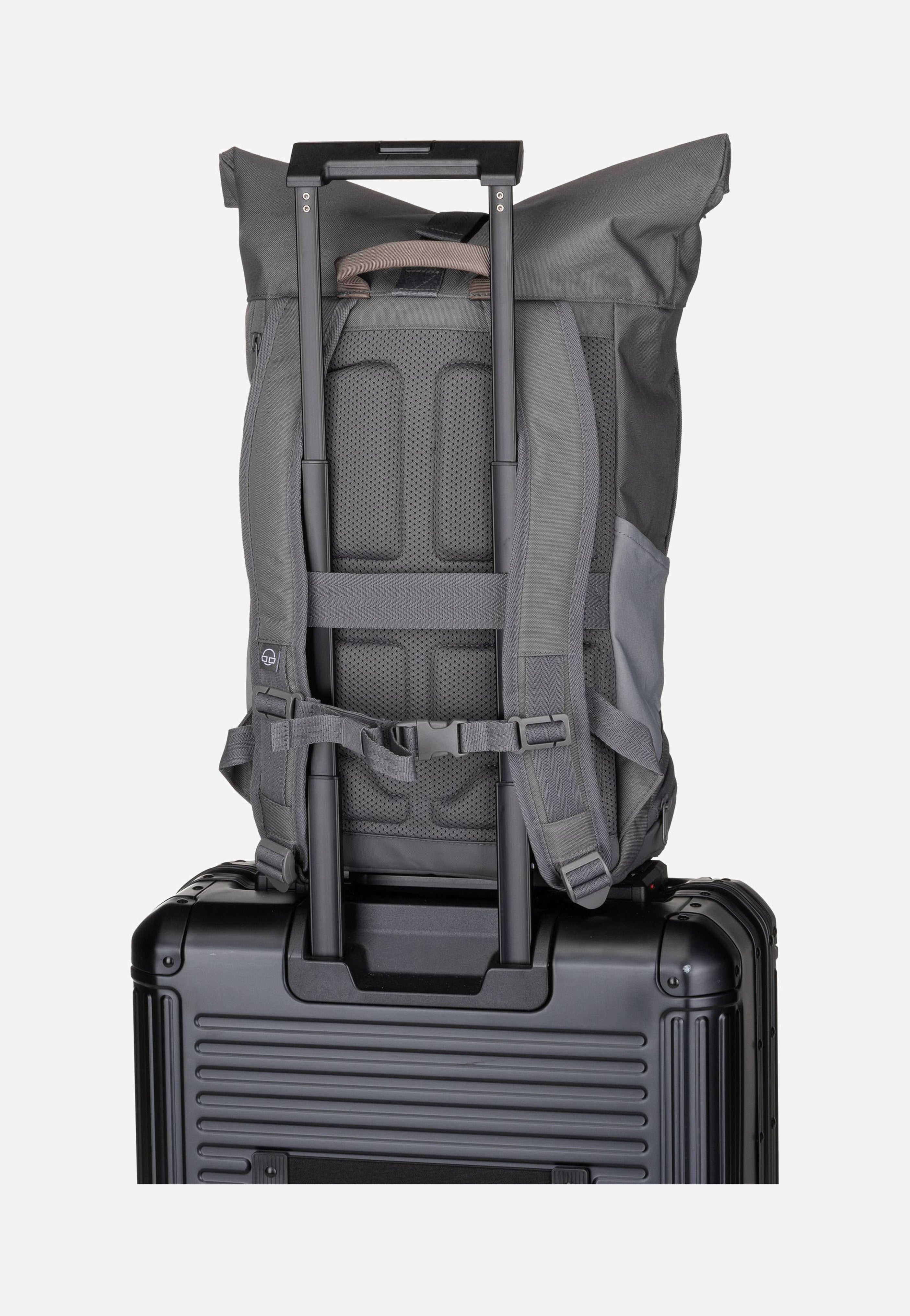 Johnny Urban Allen Medium Dunkelgrau Rolltop Backpack