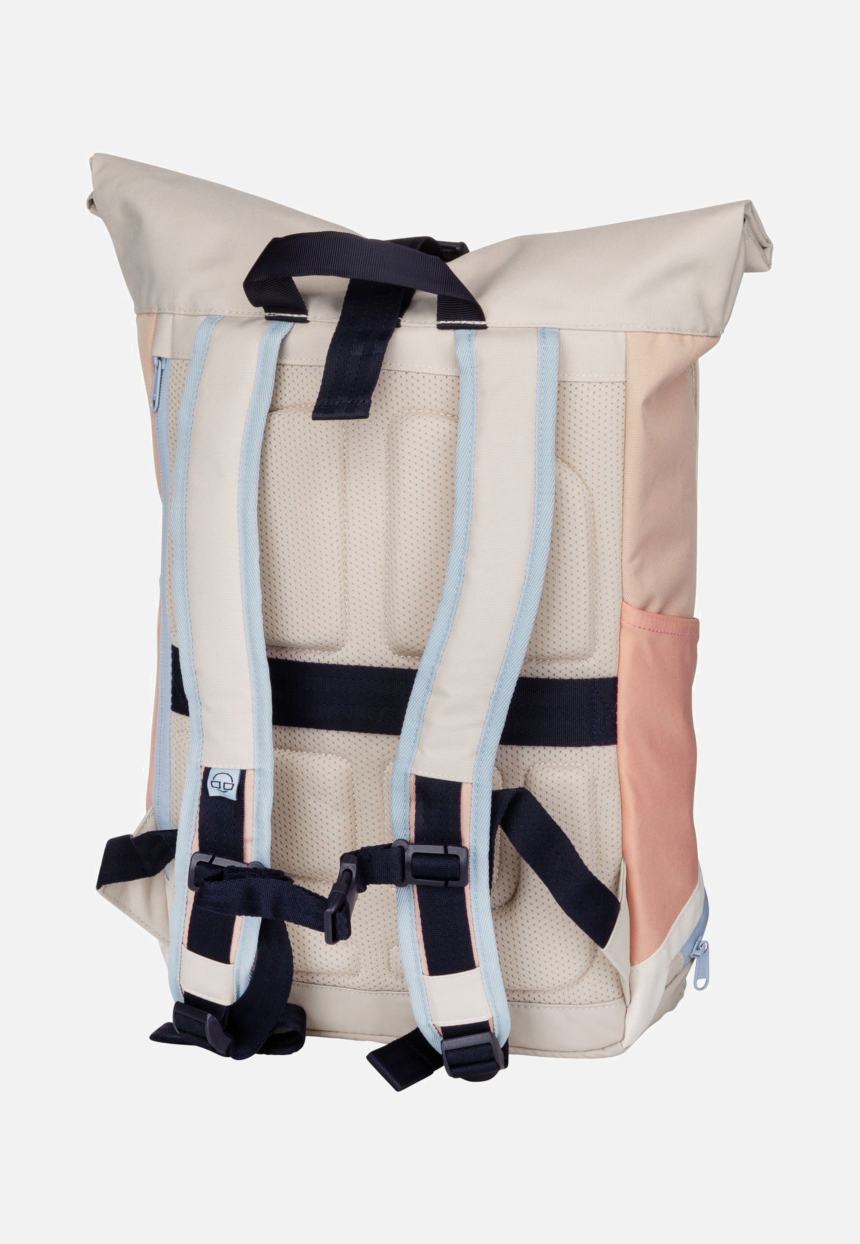 Johnny Urban Allen Medium Sand-Rosa Rolltop Backpack
