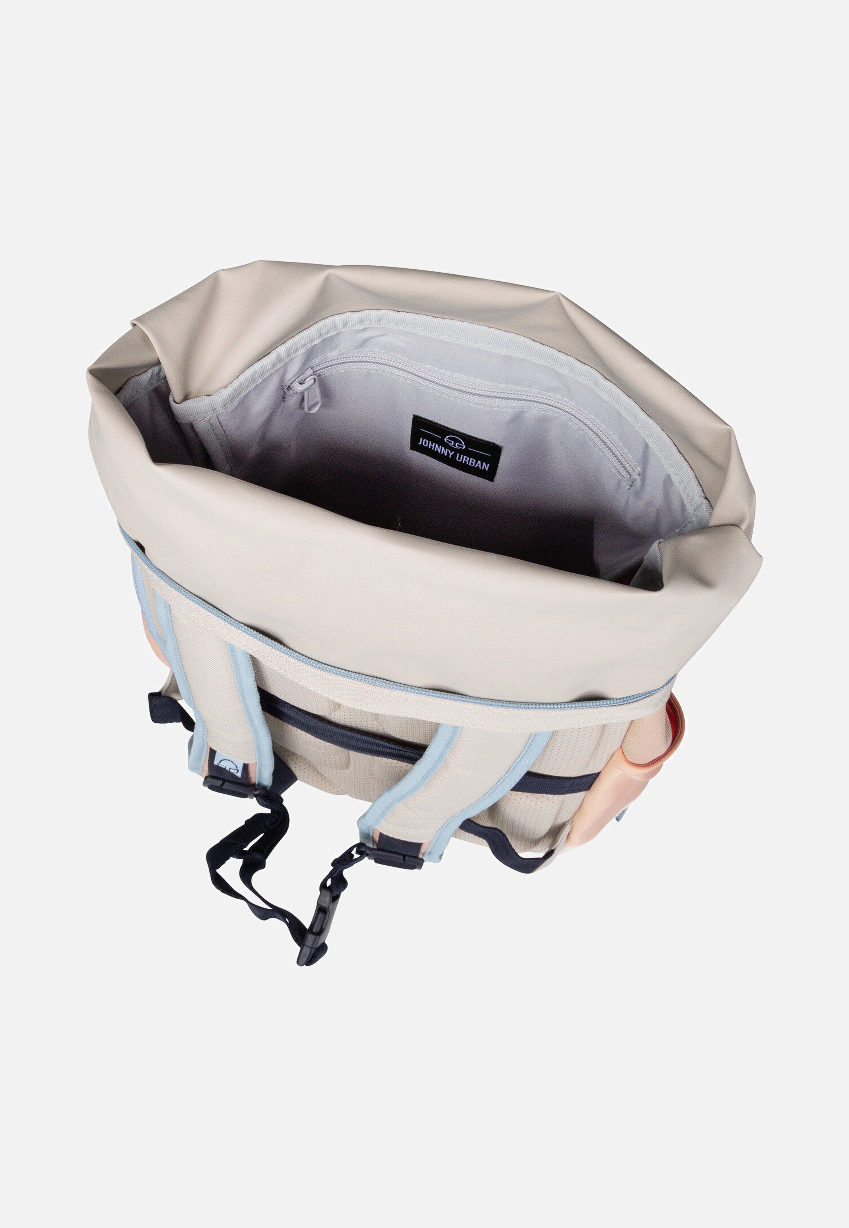 Johnny Urban - Allen Medium Sand-Rosa - Rolltop Backpack | Neutral-Image