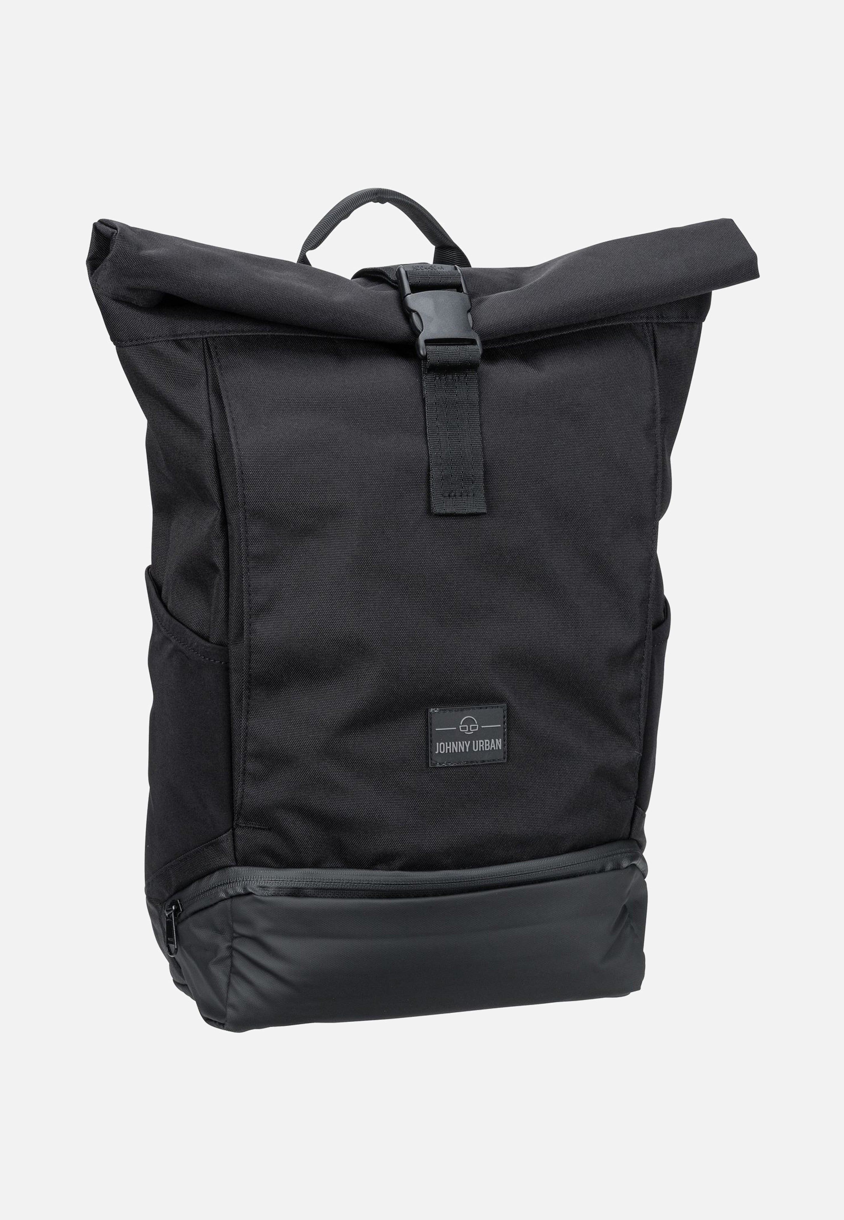 Johnny Urban Allen Medium Schwarz Rolltop Backpack