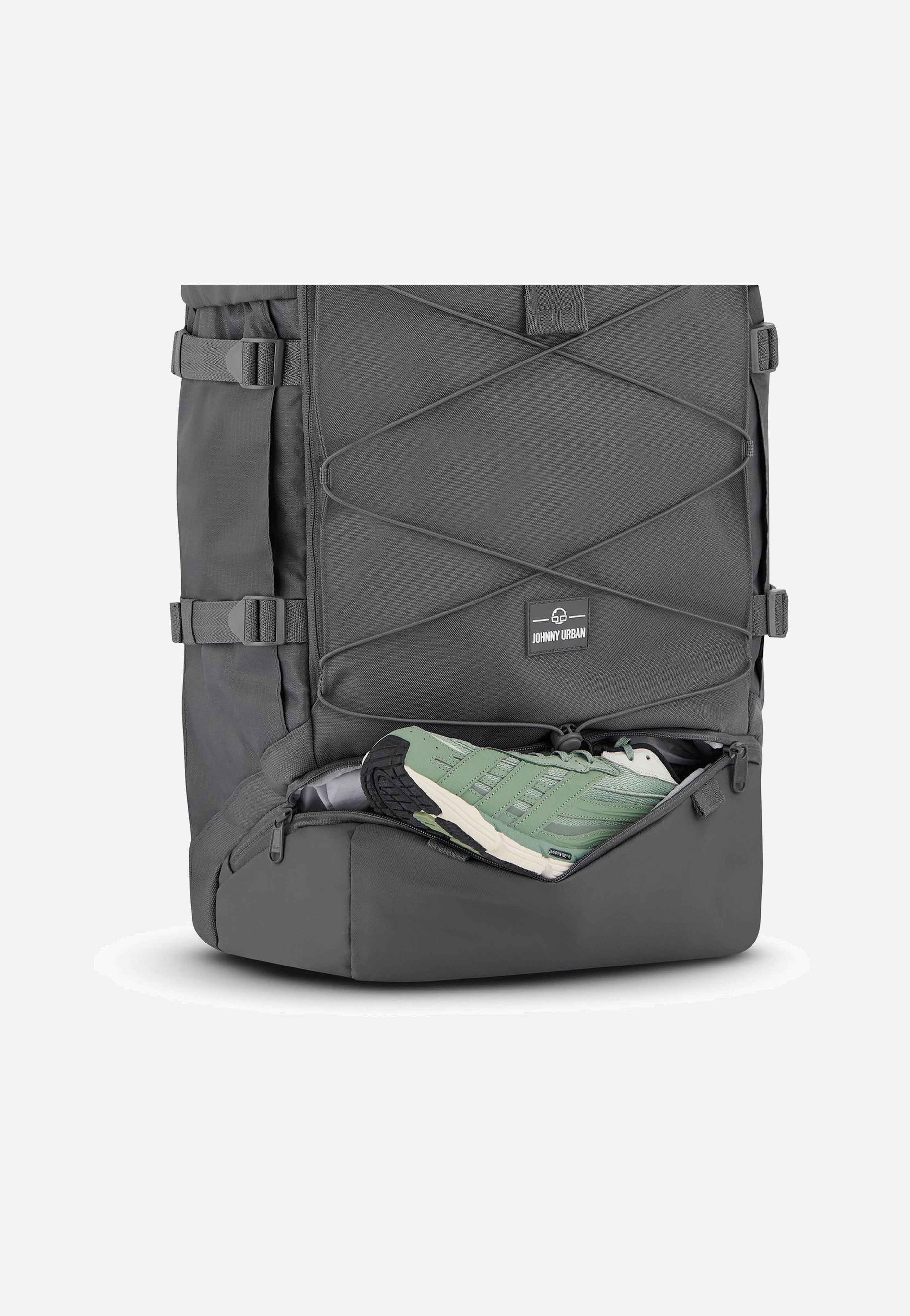Johnny Urban Allen XL Travel Dunkelgrau Rolltop Backpack