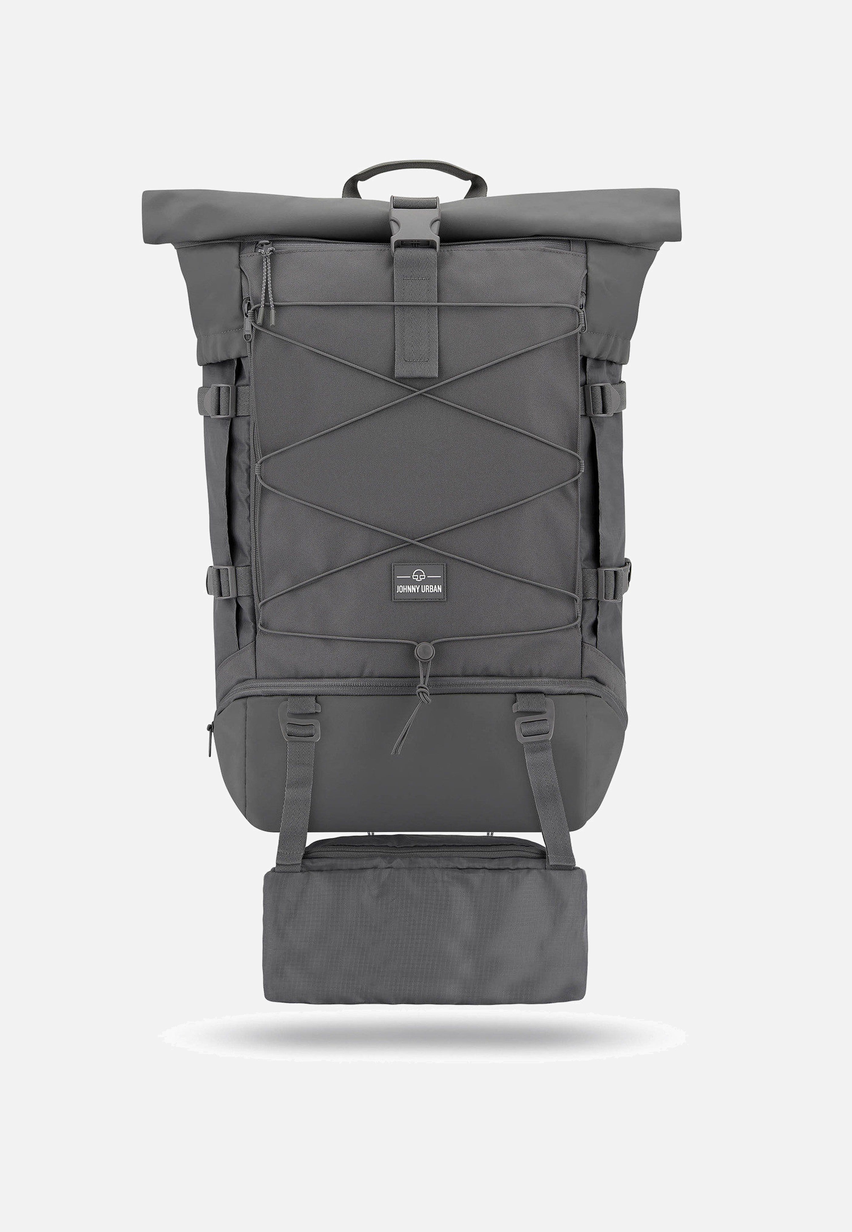 Johnny Urban Allen XL Travel Dunkelgrau Rolltop Backpack