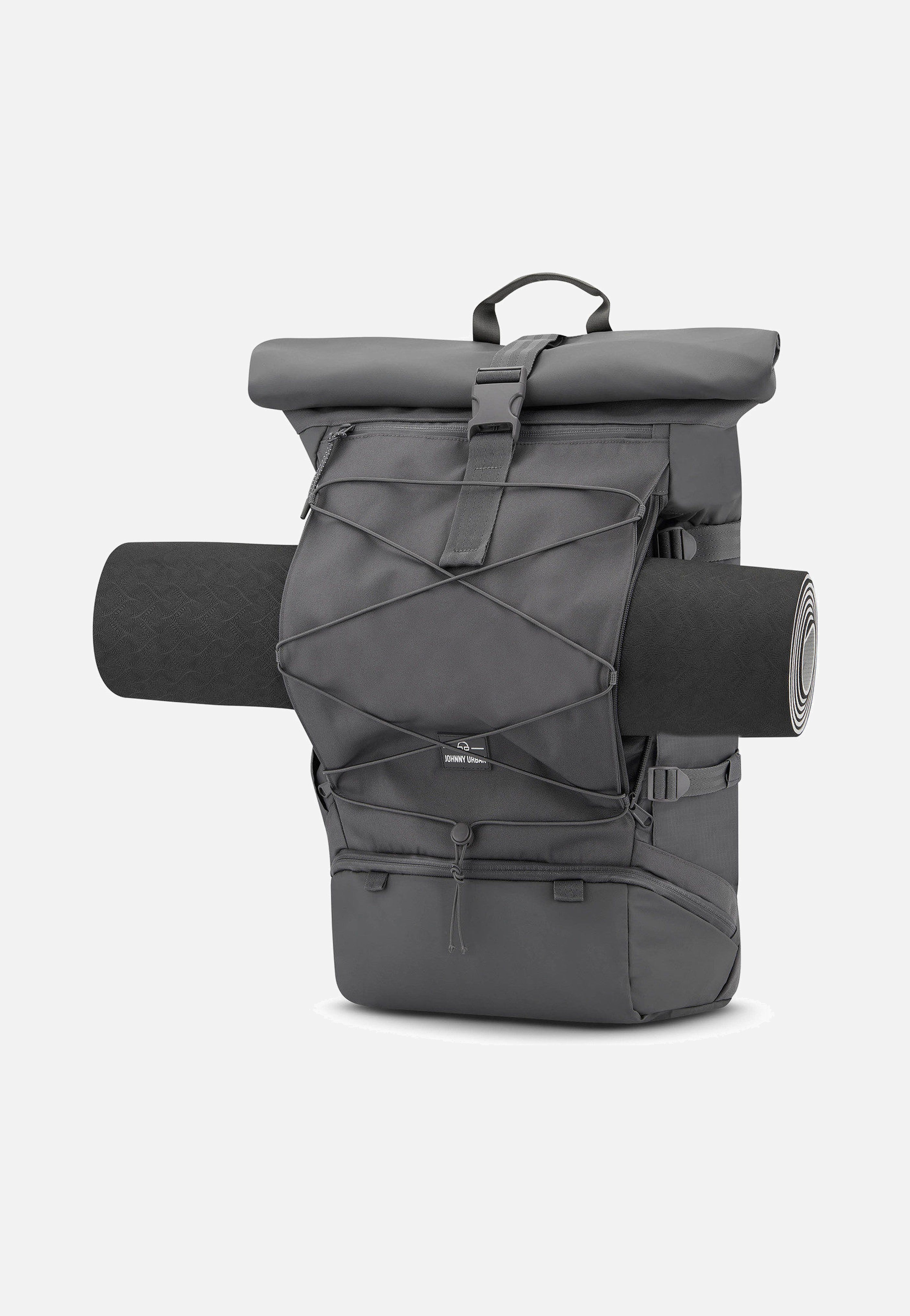 Johnny Urban Allen XL Travel Dunkelgrau Rolltop Backpack