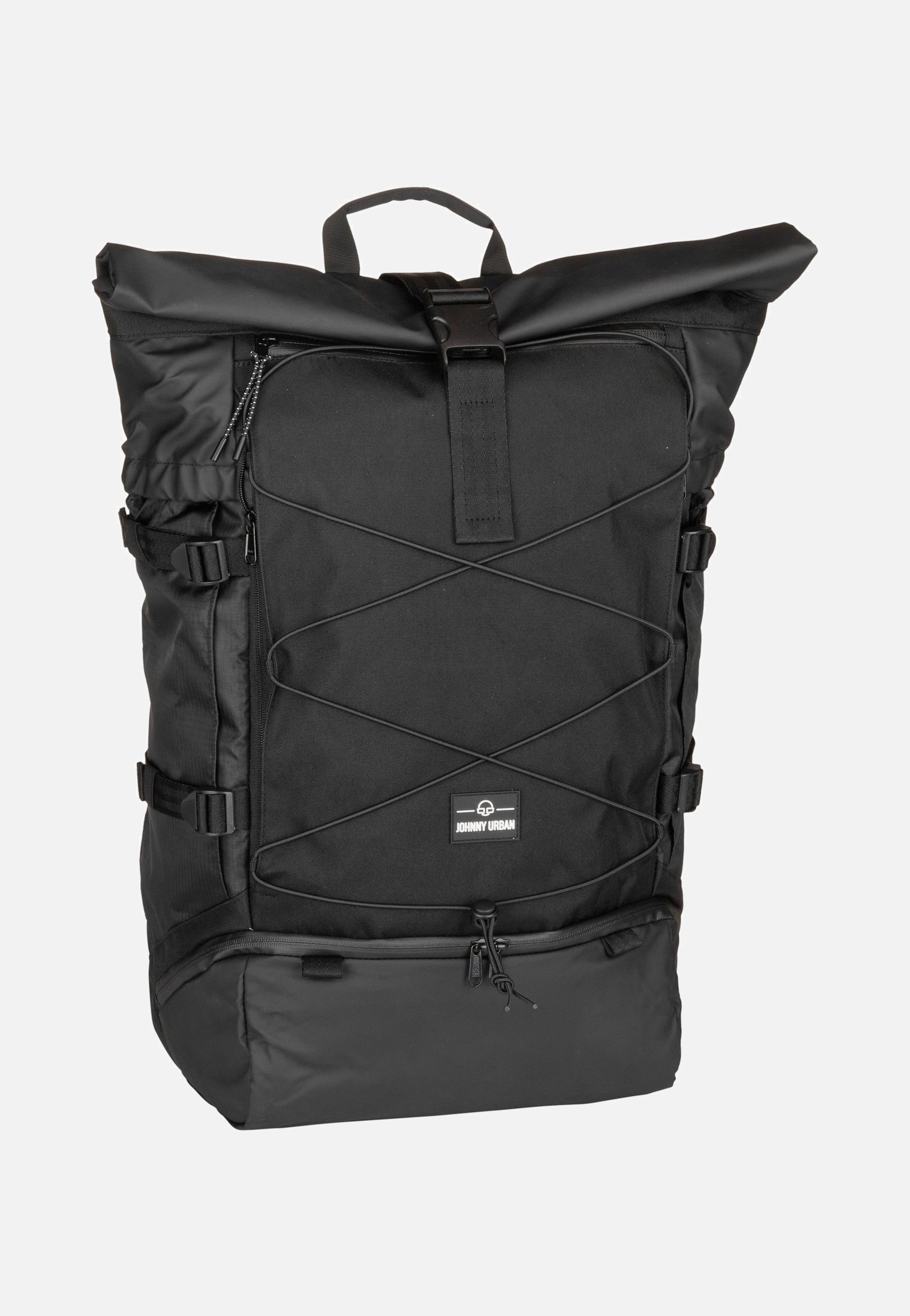 Johnny Urban Allen XL Travel Schwarz - Rolltop Backpack | Sakoi