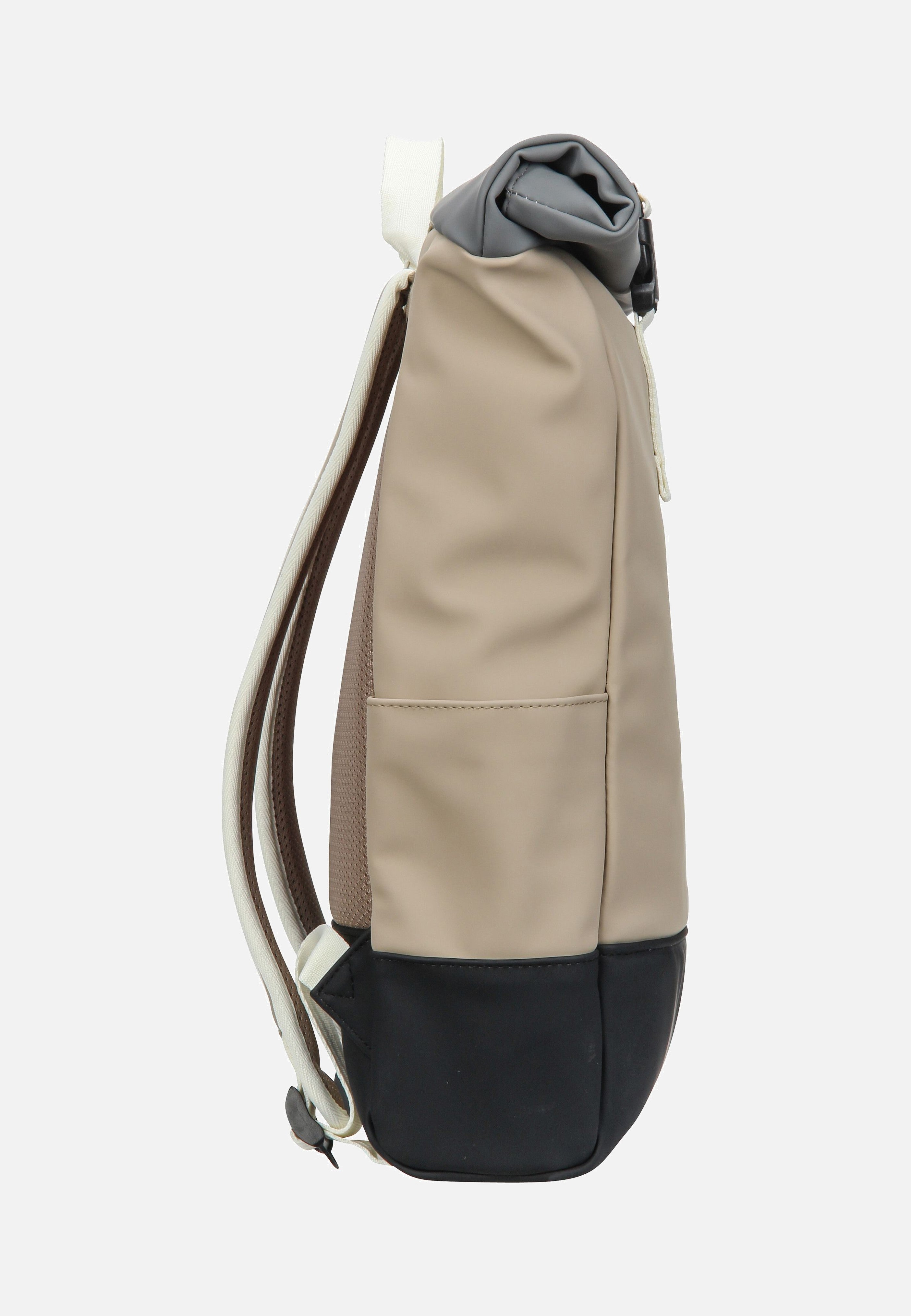 Johnny Urban - Harvey Beige-Grau - Rolltop Backpack | Neutral-Image