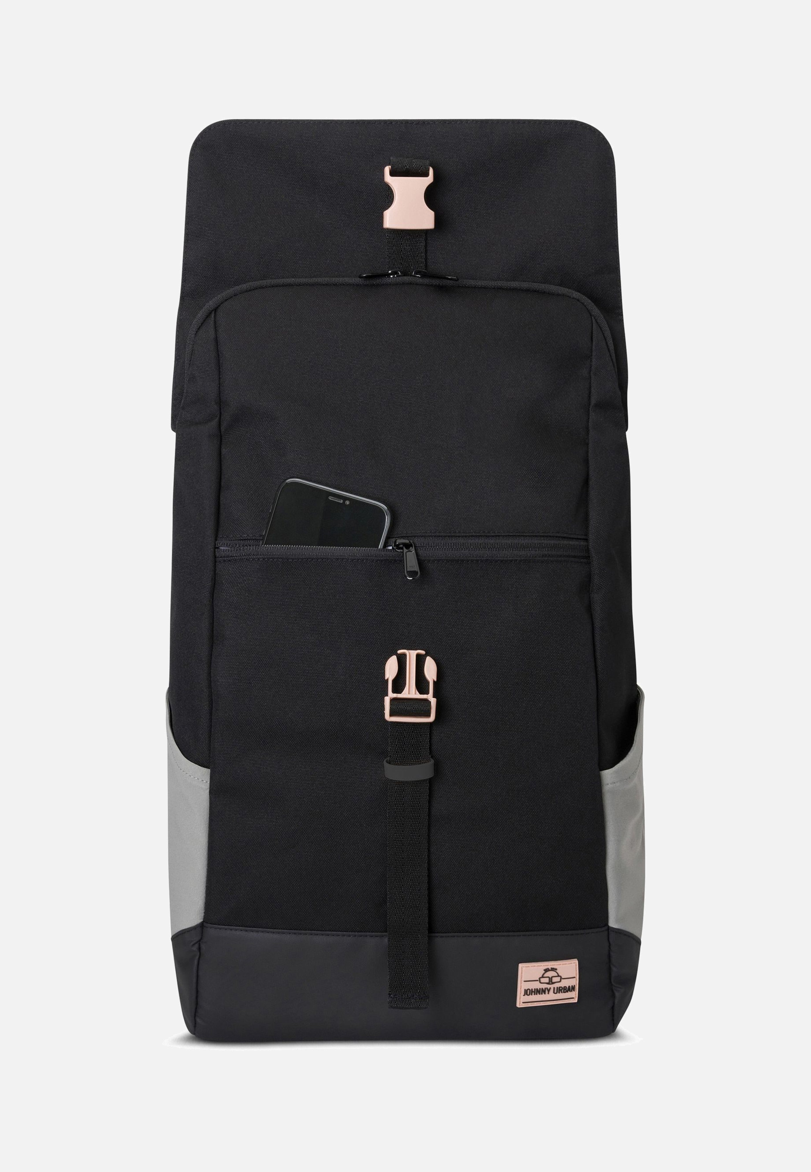 Johnny Urban Mika Schwarz-Rosa Backpack