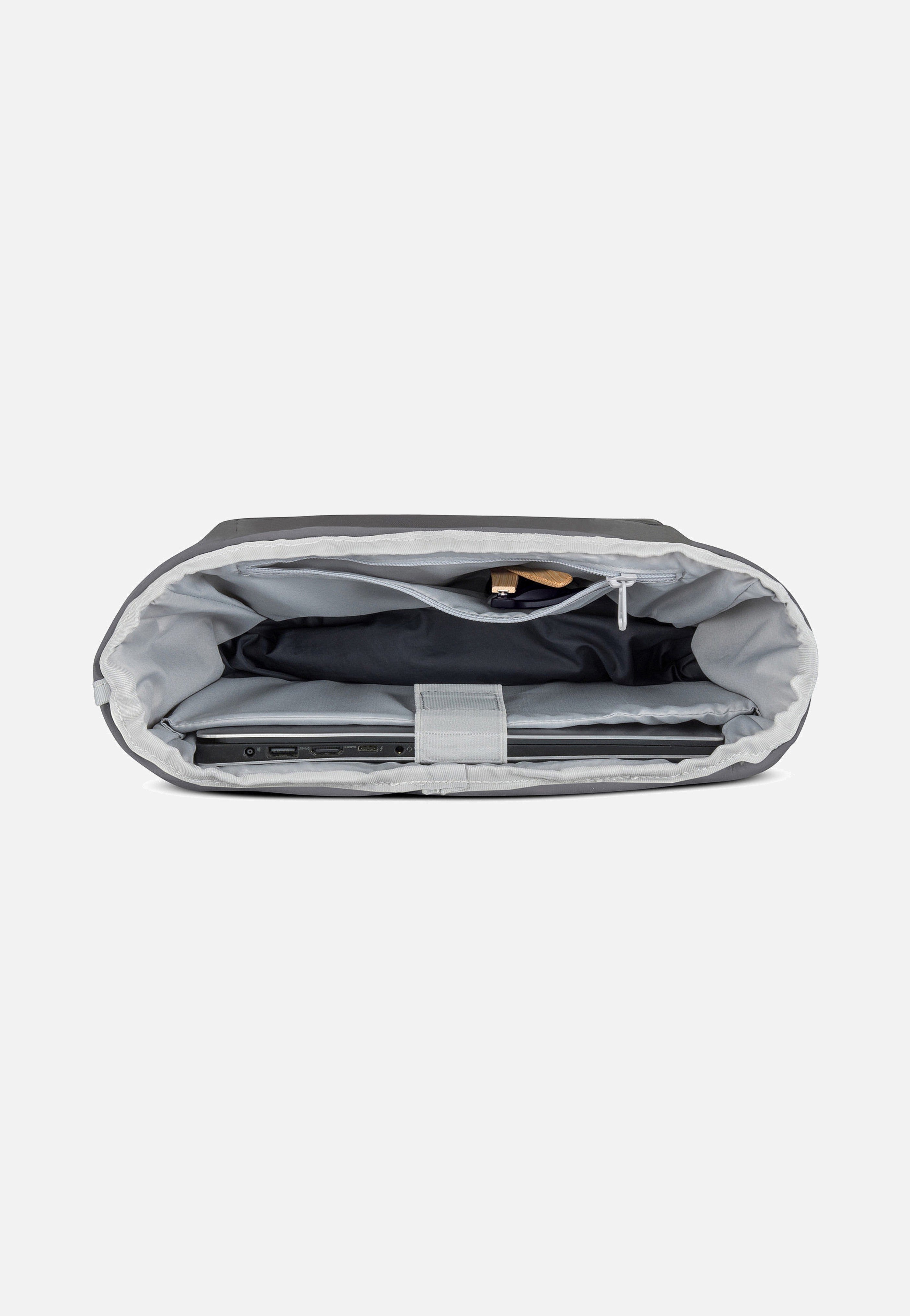Johnny Urban Robin Medium Dunkelgrau Rolltop Backpack