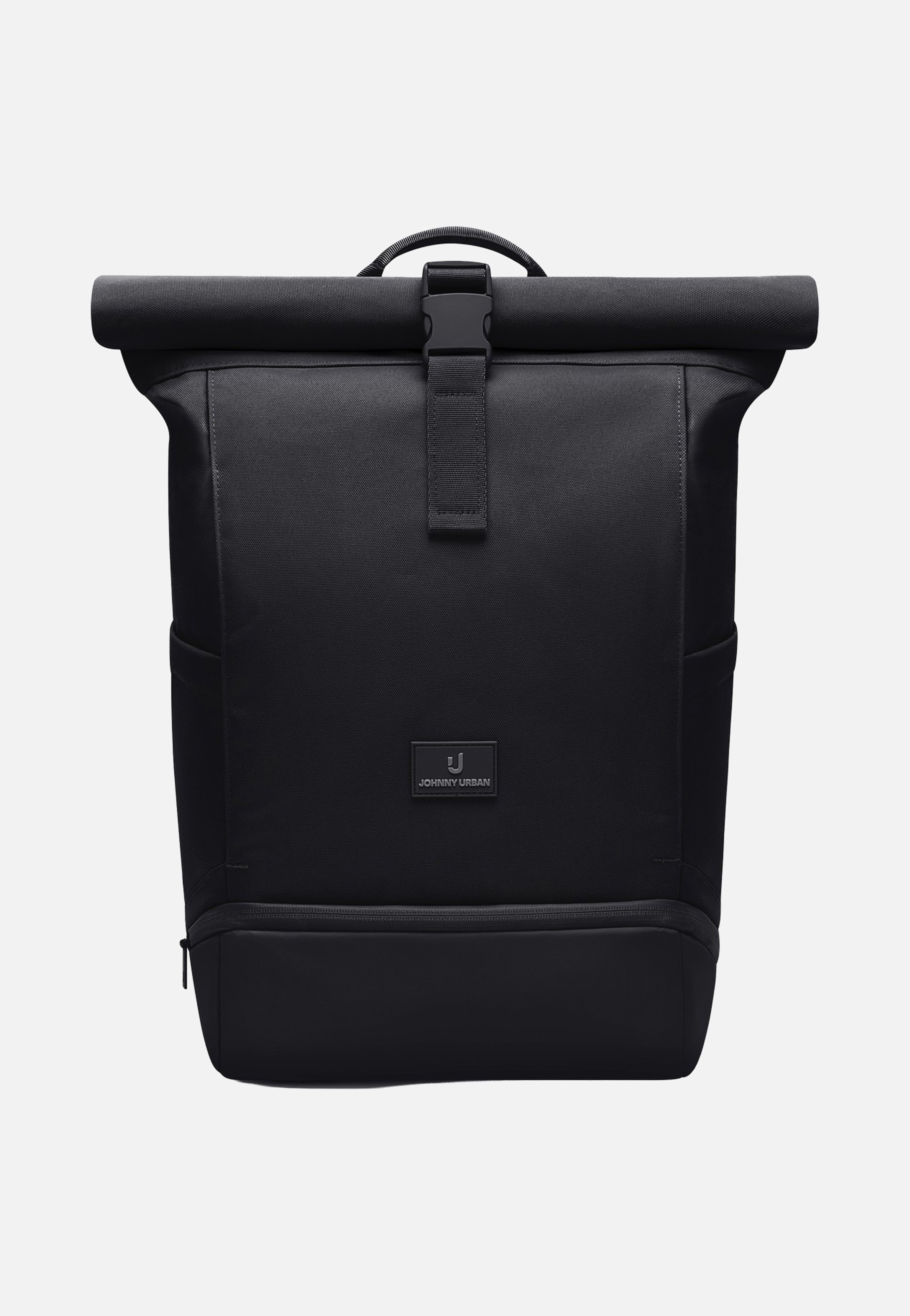 Johnny Urban Allen Medium Schwarz Rolltop Backpack